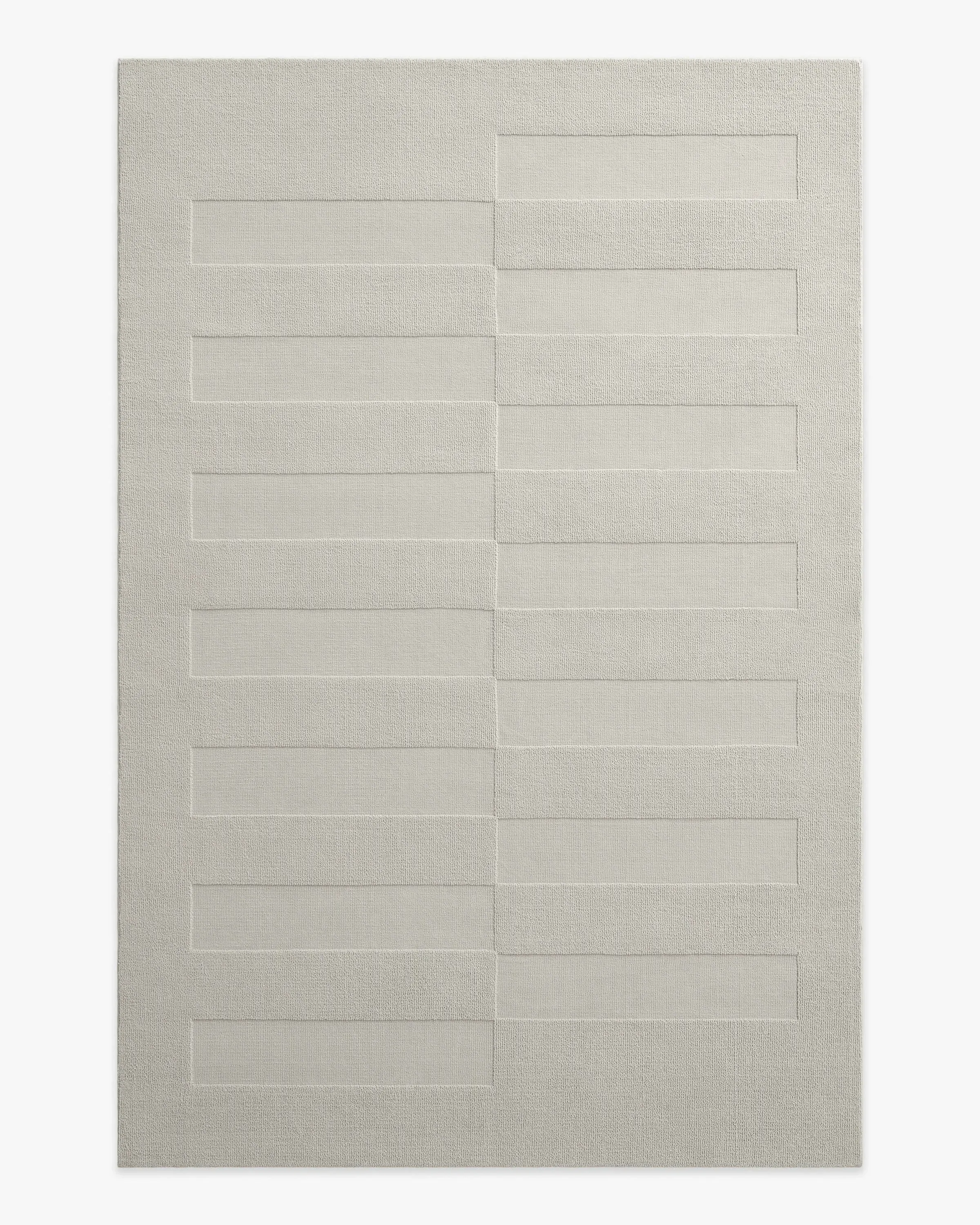 Medium Area Rug Machine Washable - Grey, Plush