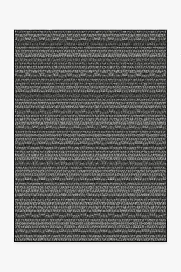 Medium Area Rug Machine Washable - Grey