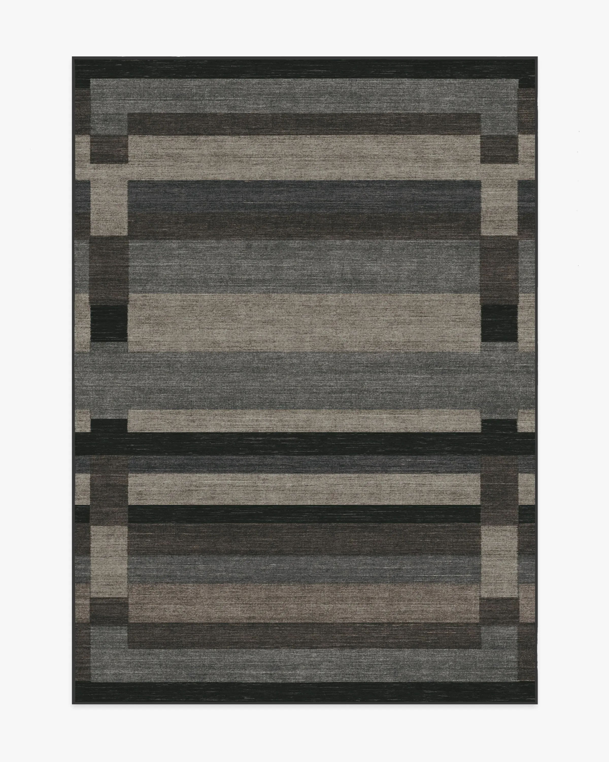 Medium Area Rug Machine Washable - Grey