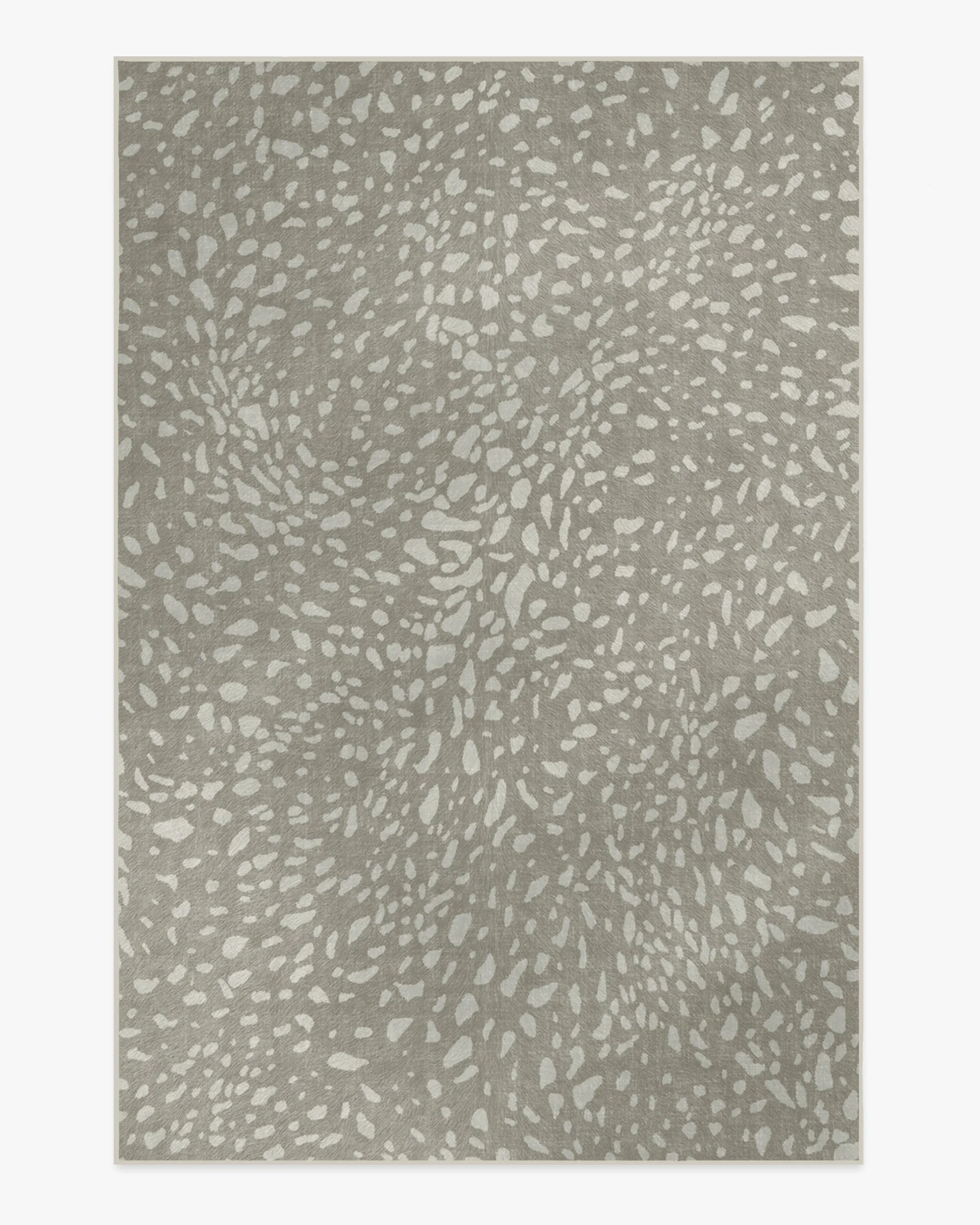 Medium Area Rug Machine Washable - Grey