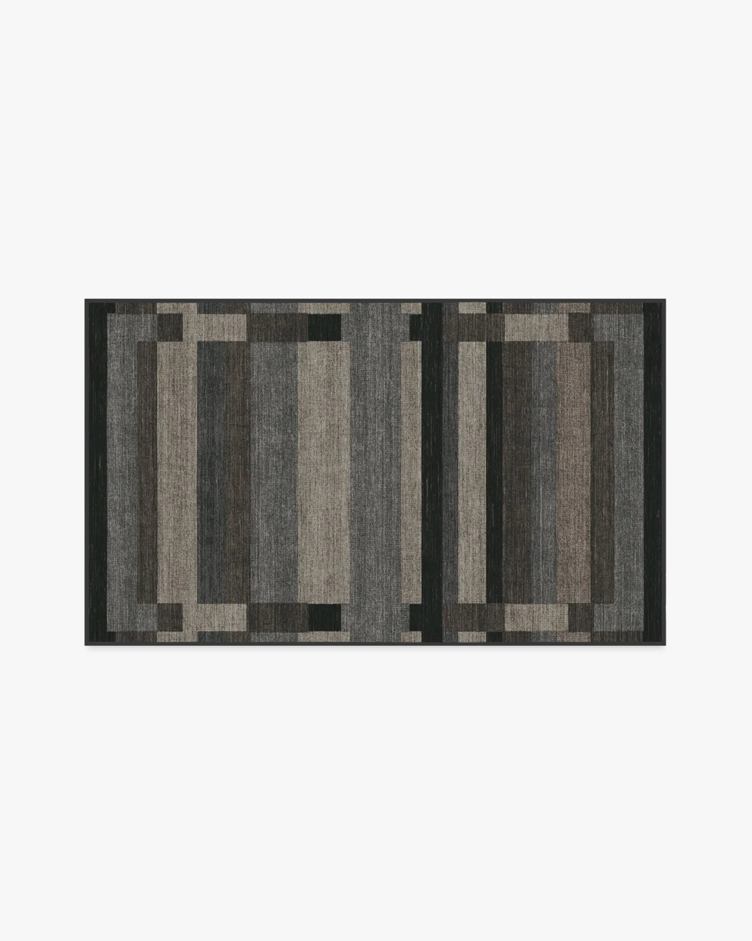 Medium Area Rug Machine Washable - Grey