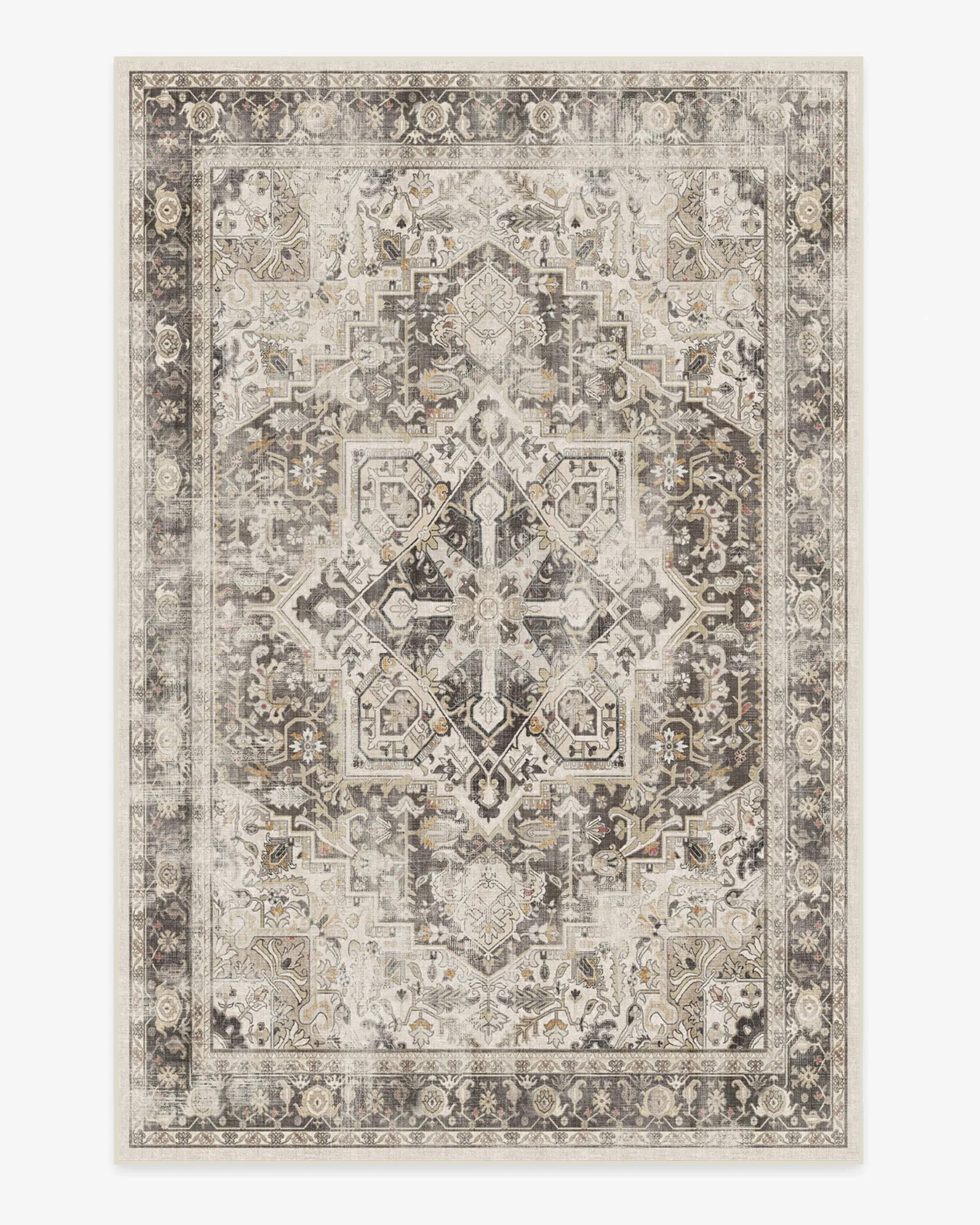 Medium Area Rug Machine Washable - Hazel