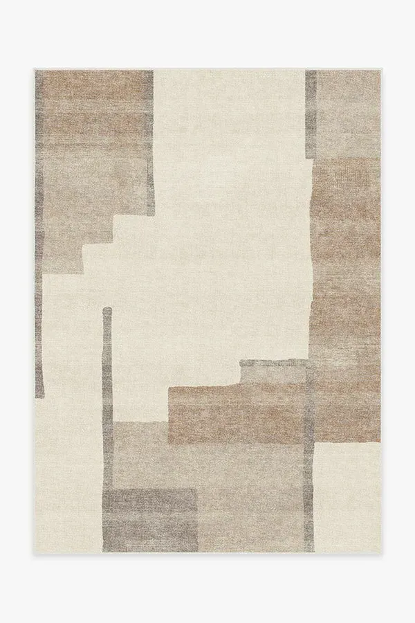 Medium Area Rug Machine Washable - Ivory