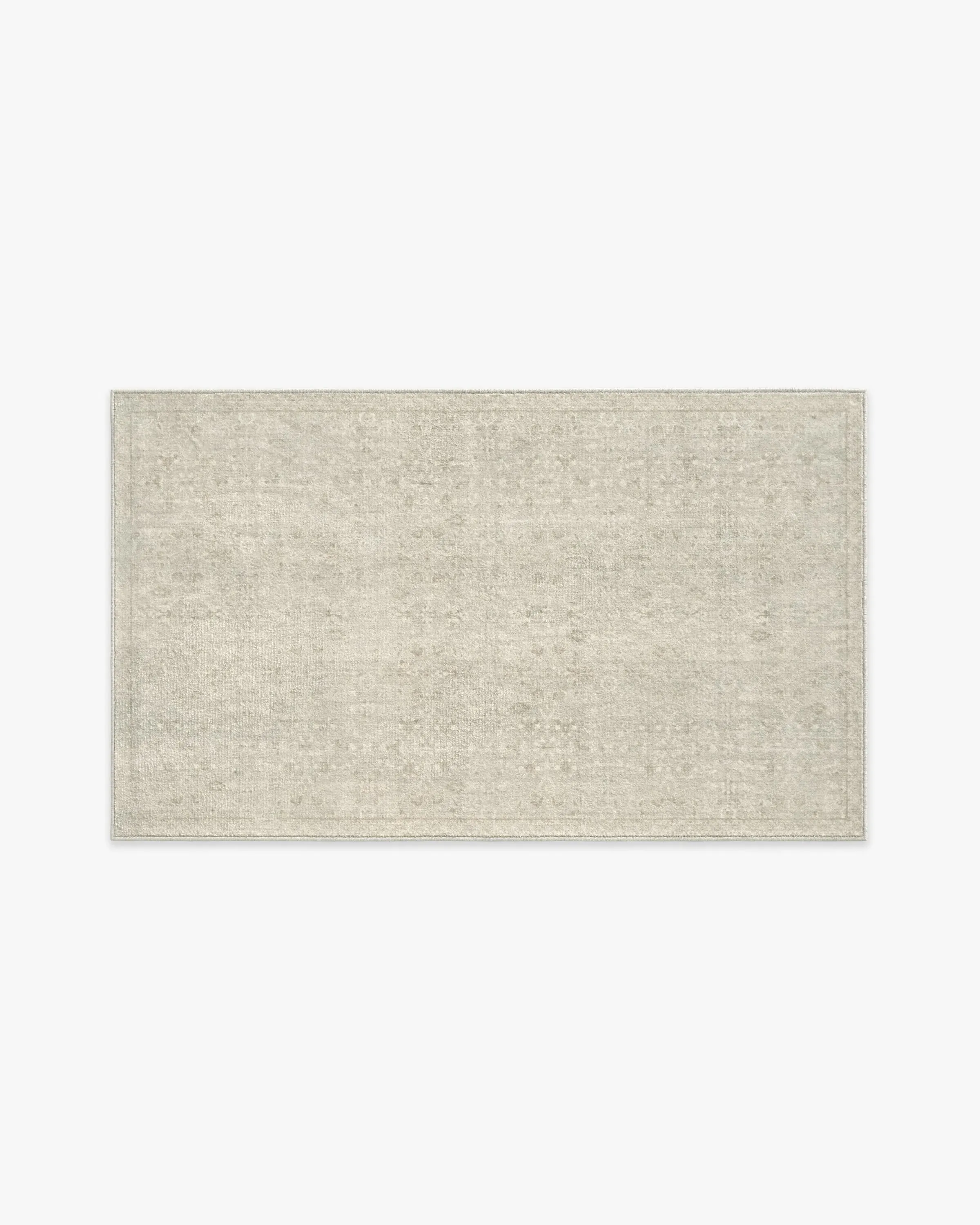 Medium Area Rug Machine Washable - Ivory
