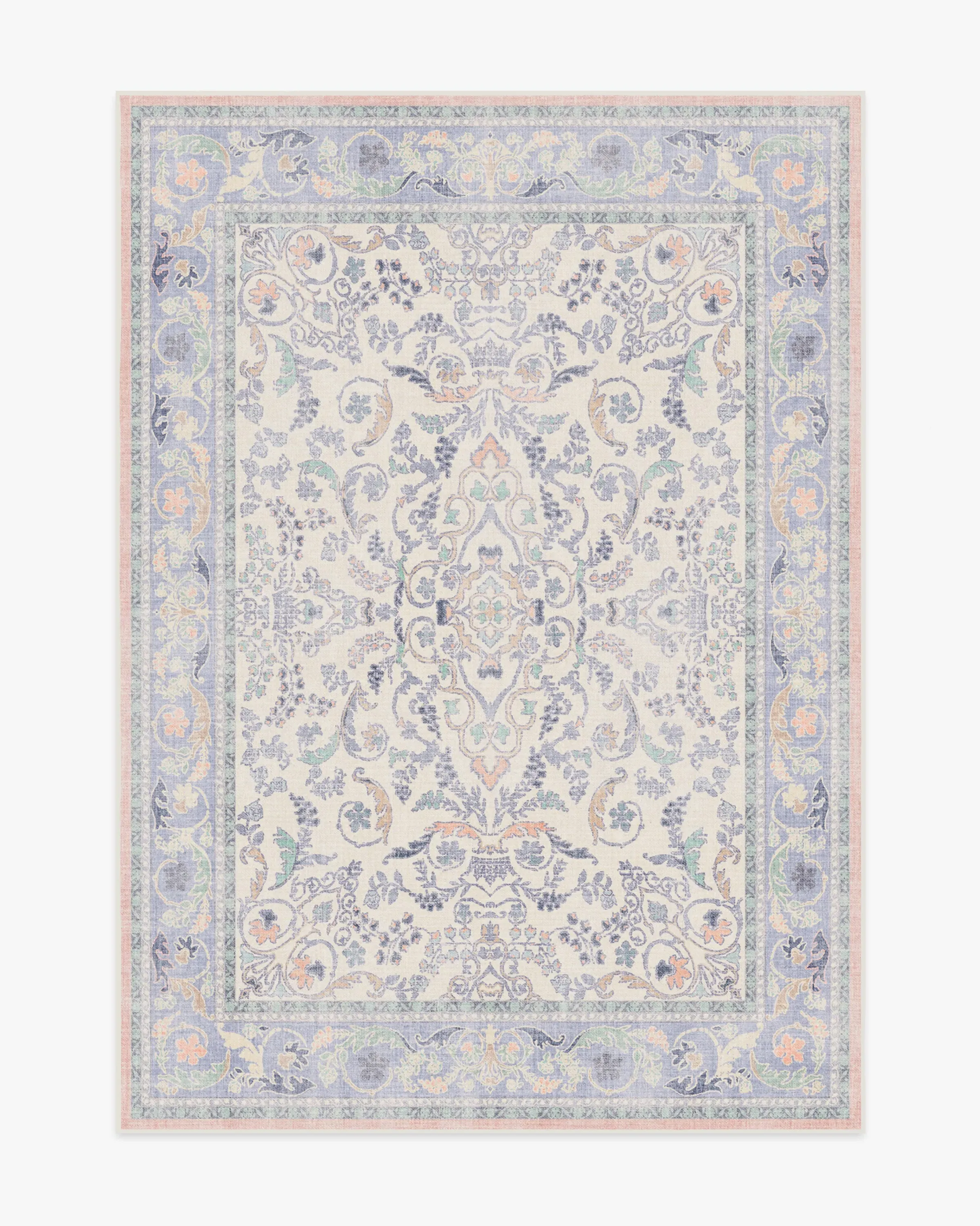 Medium Area Rug Machine Washable - Lavender