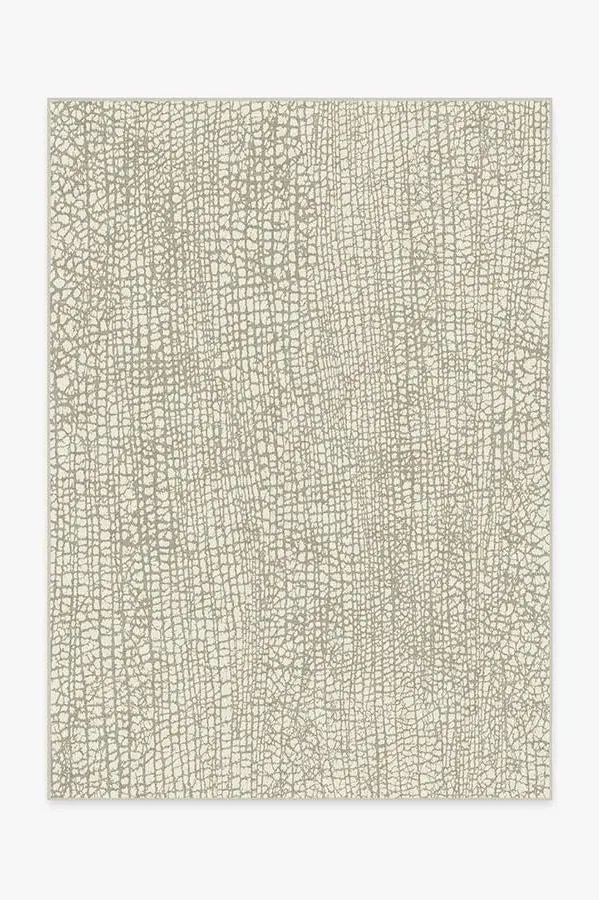 Medium Area Rug Machine Washable - Light Grey