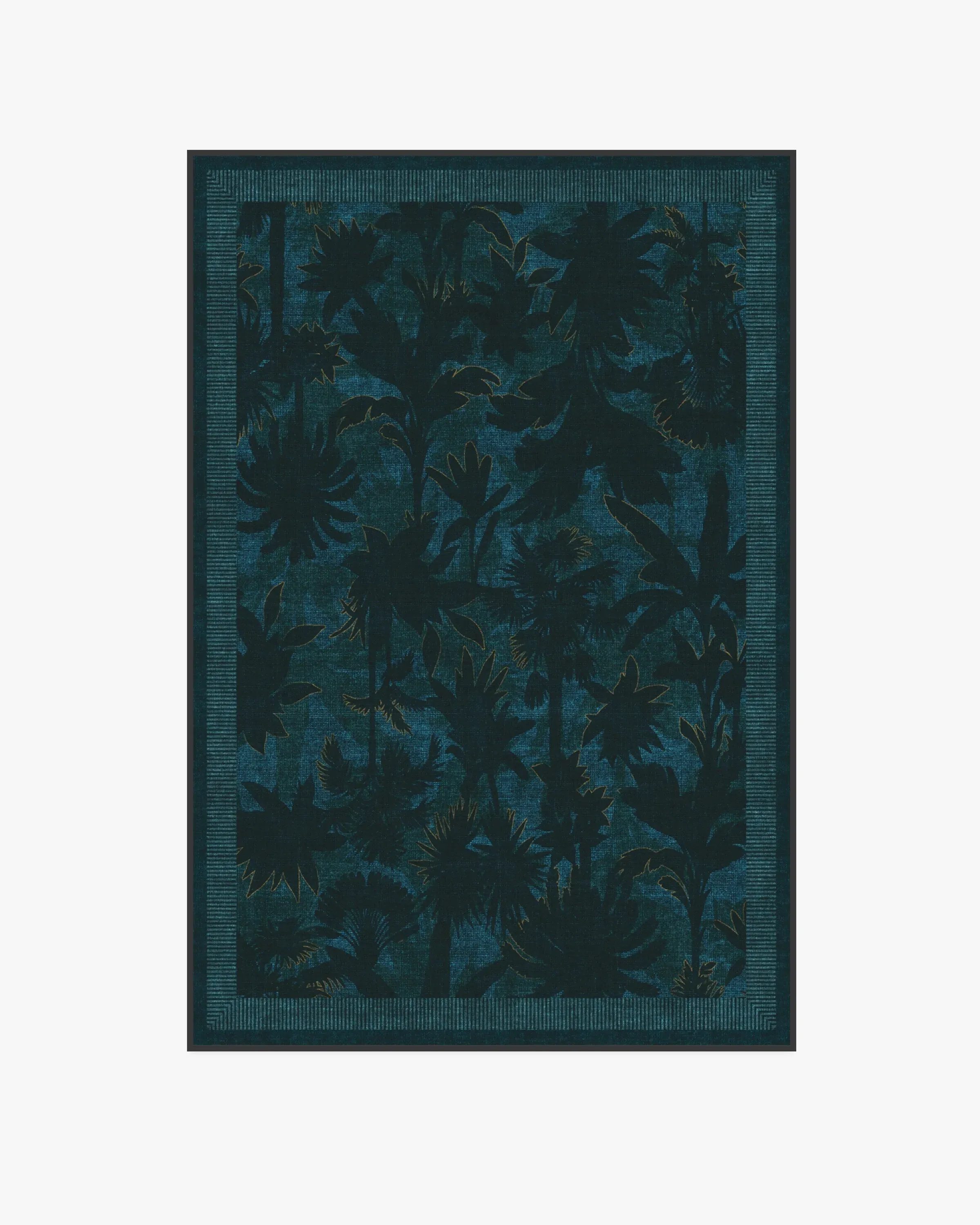 Medium Area Rug Machine Washable - Midnight