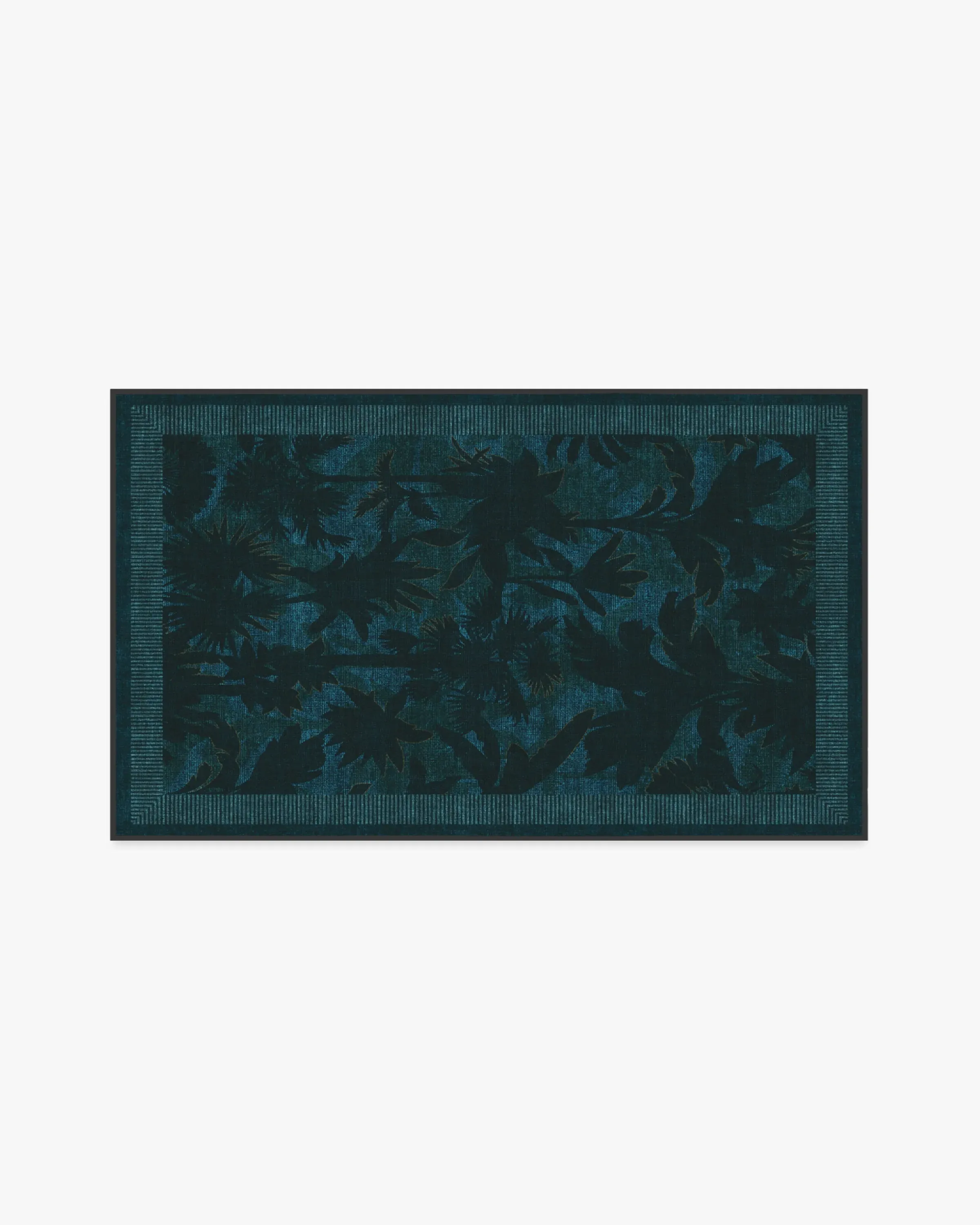 Medium Area Rug Machine Washable - Midnight Blue