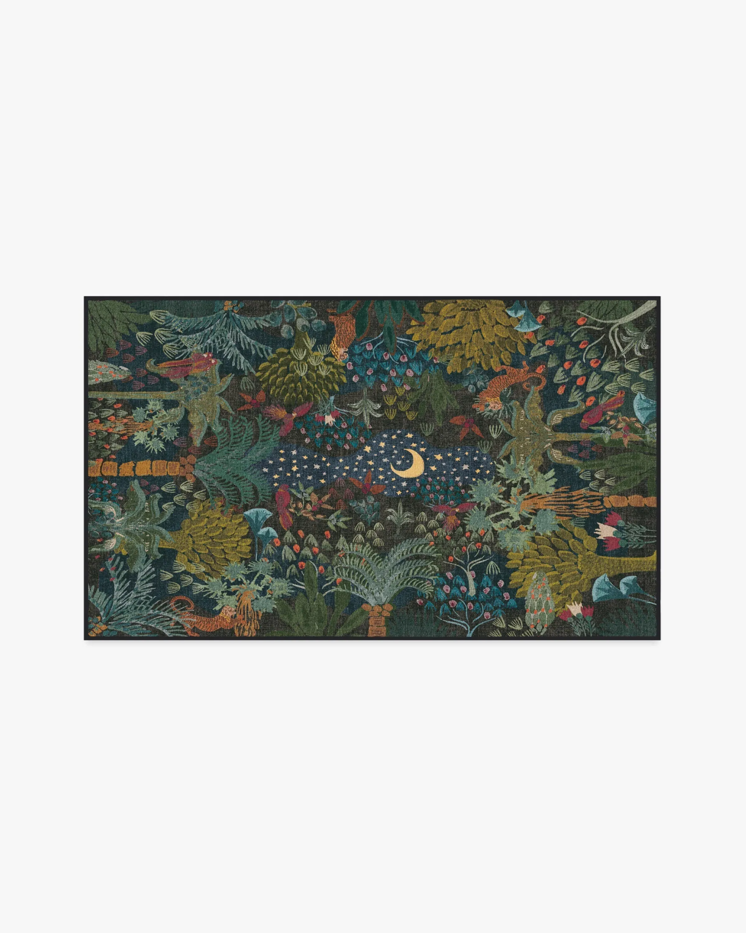 Medium Area Rug Machine Washable - Midnight