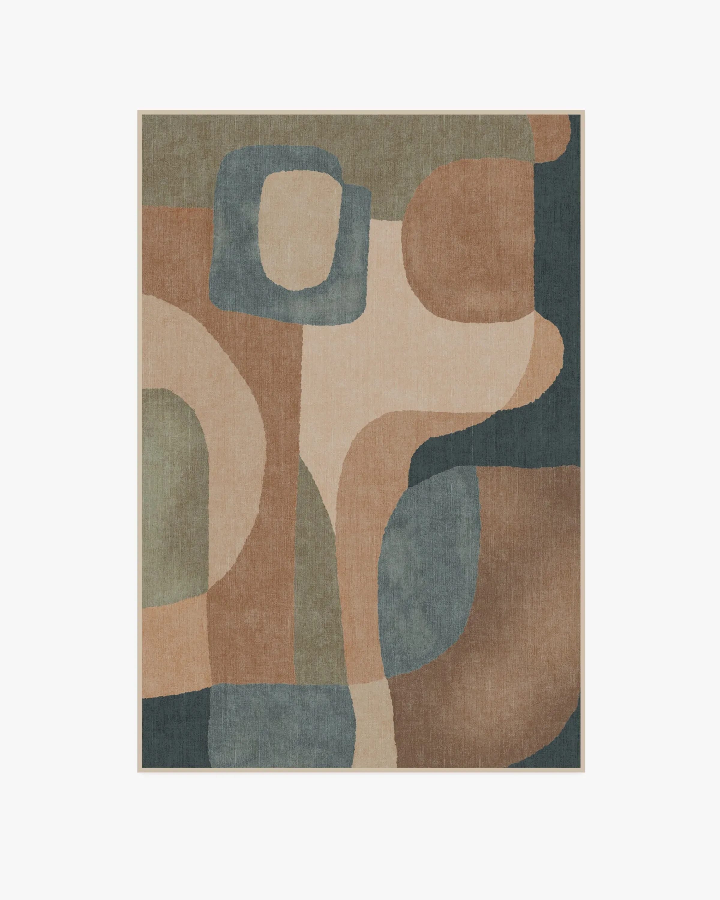 Medium Area Rug Machine Washable - Multicolor