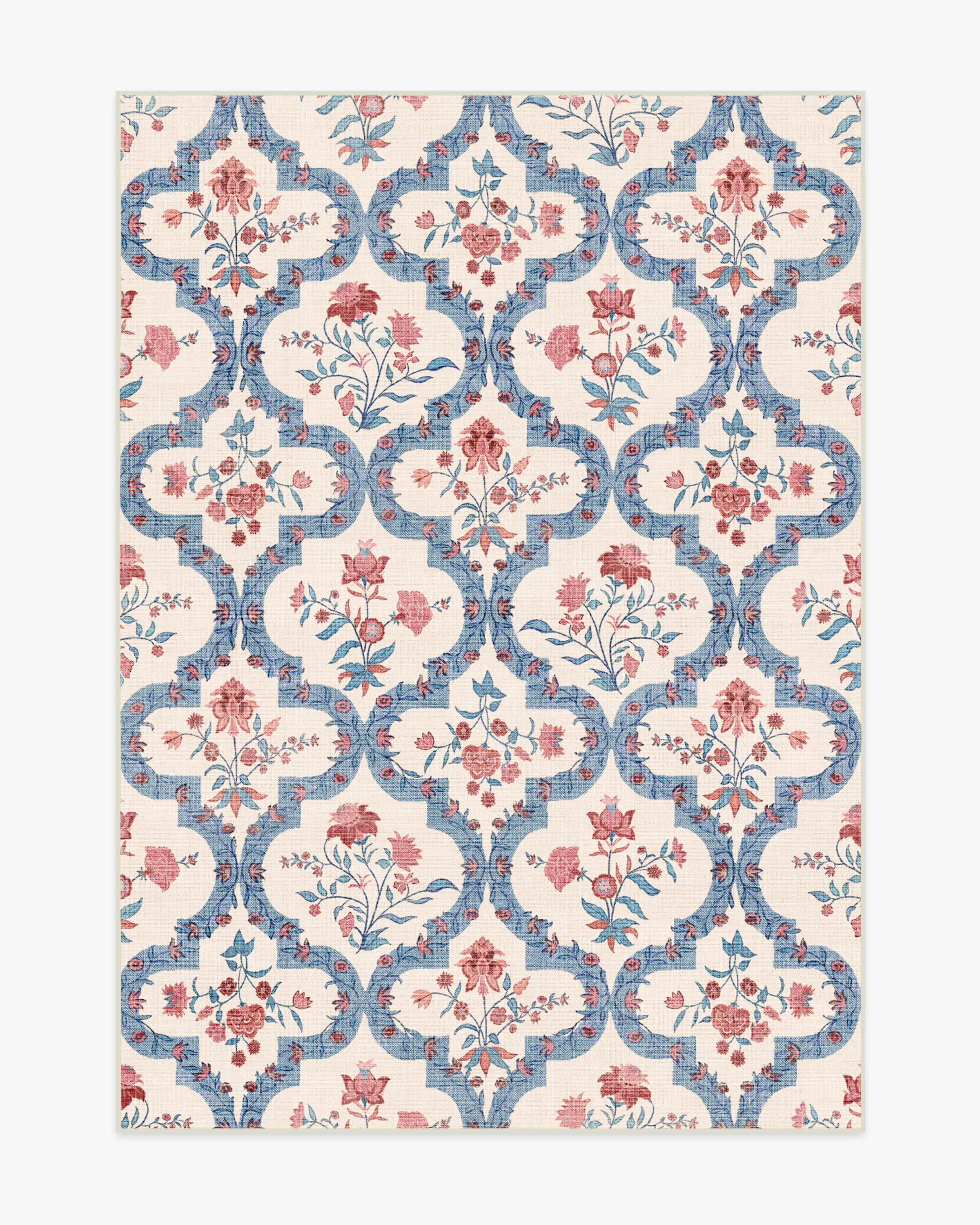 Medium Area Rug Machine Washable - Multicolor