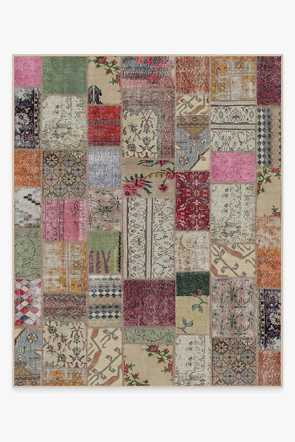 Medium Area Rug Machine Washable - Multicolor