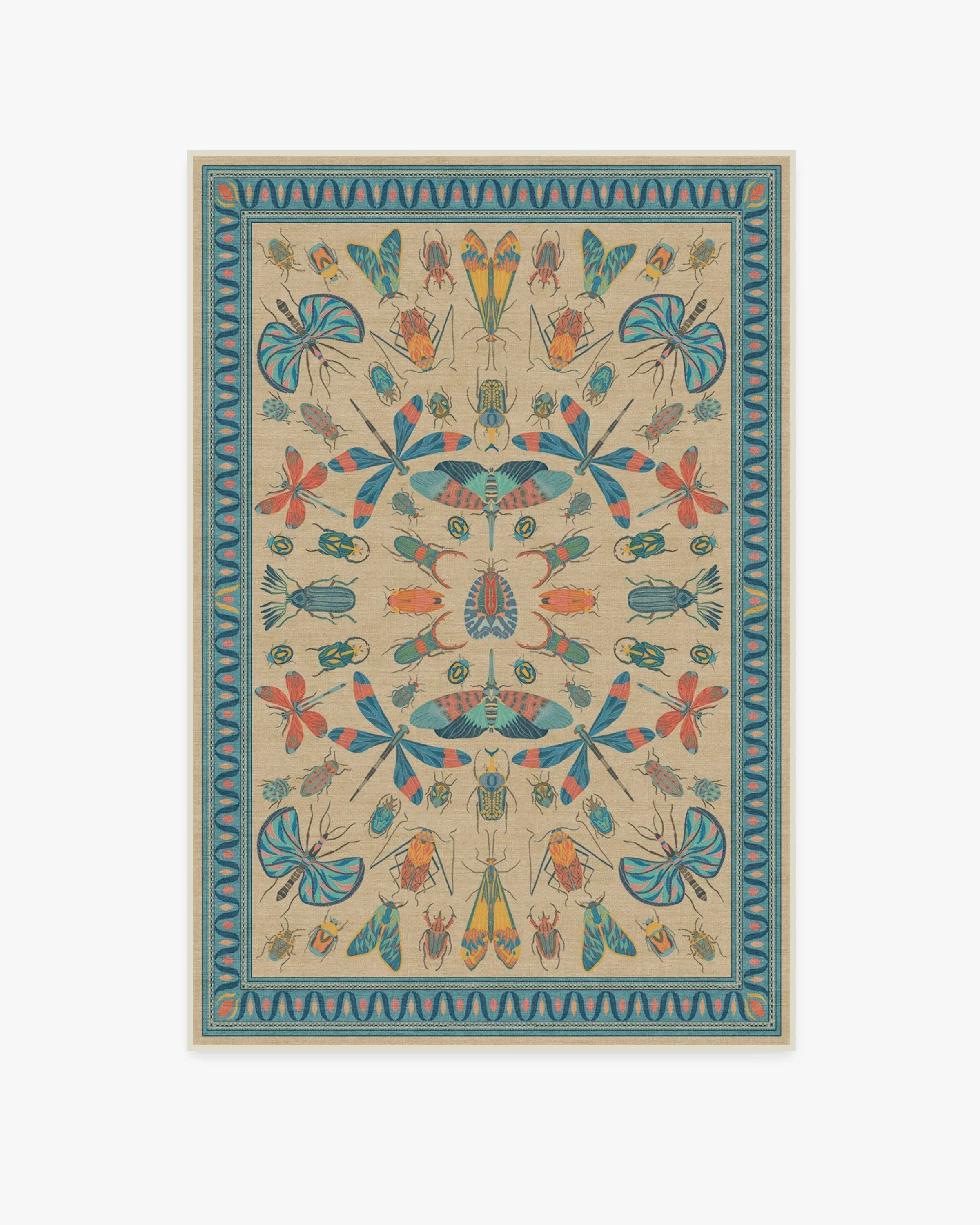 Medium Area Rug Machine Washable - Multicolor