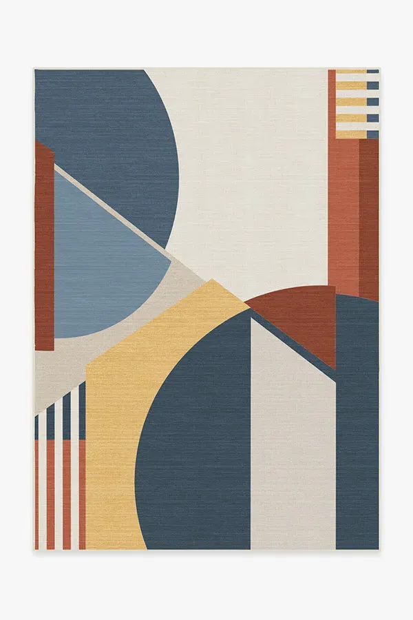 Medium Area Rug Machine Washable - Multicolor