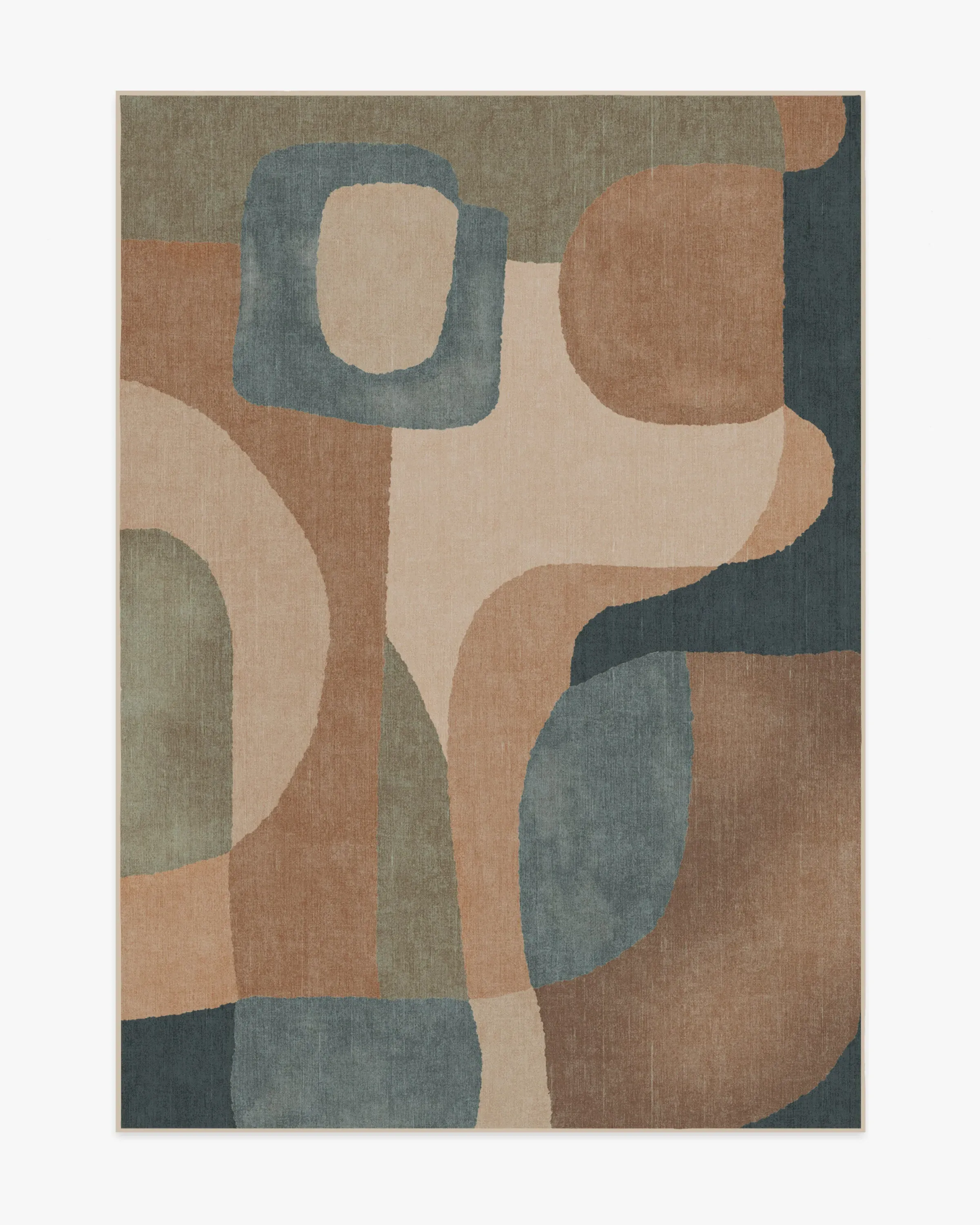 Medium Area Rug Machine Washable - Multicolor