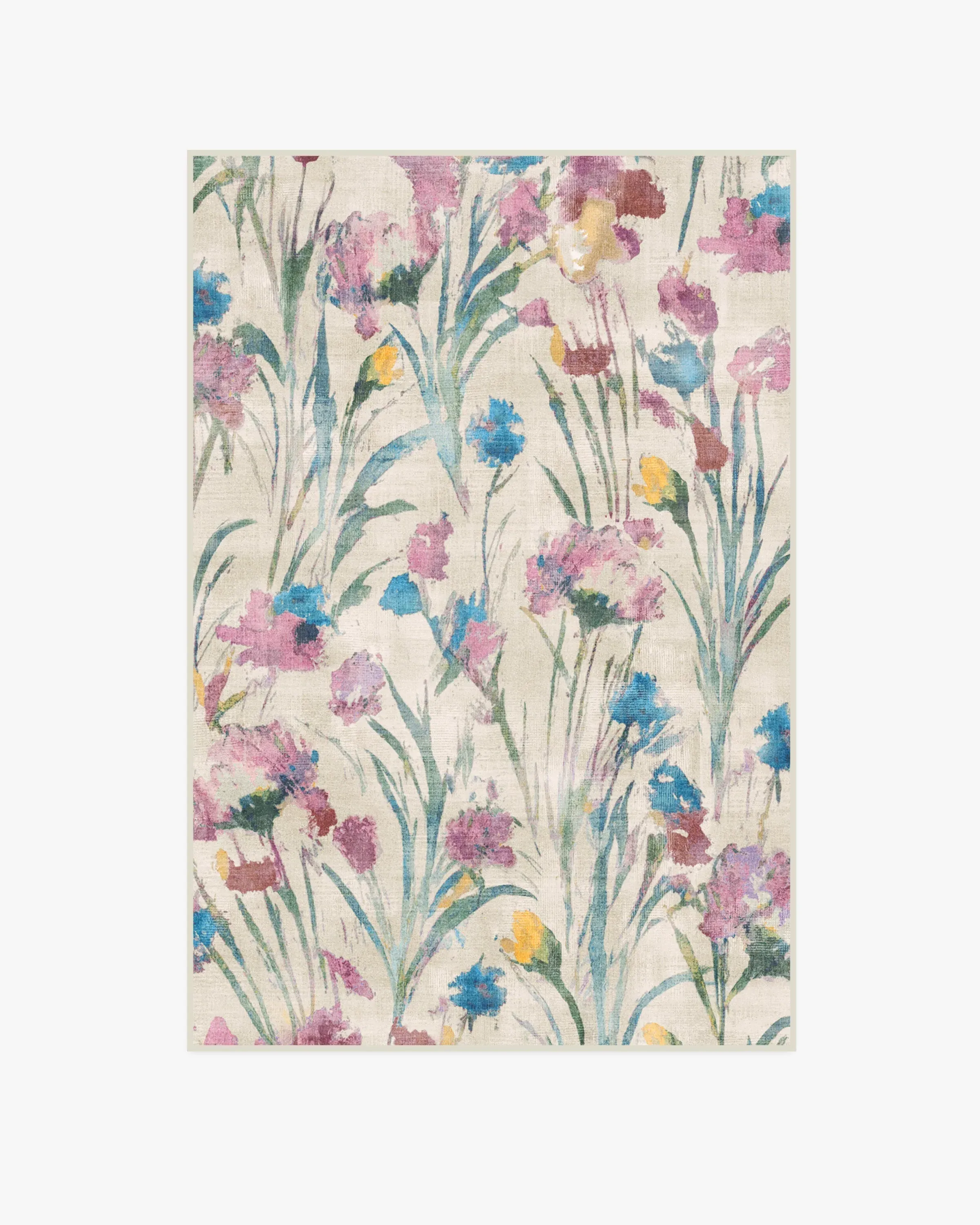 Medium Area Rug Machine Washable - Multicolour