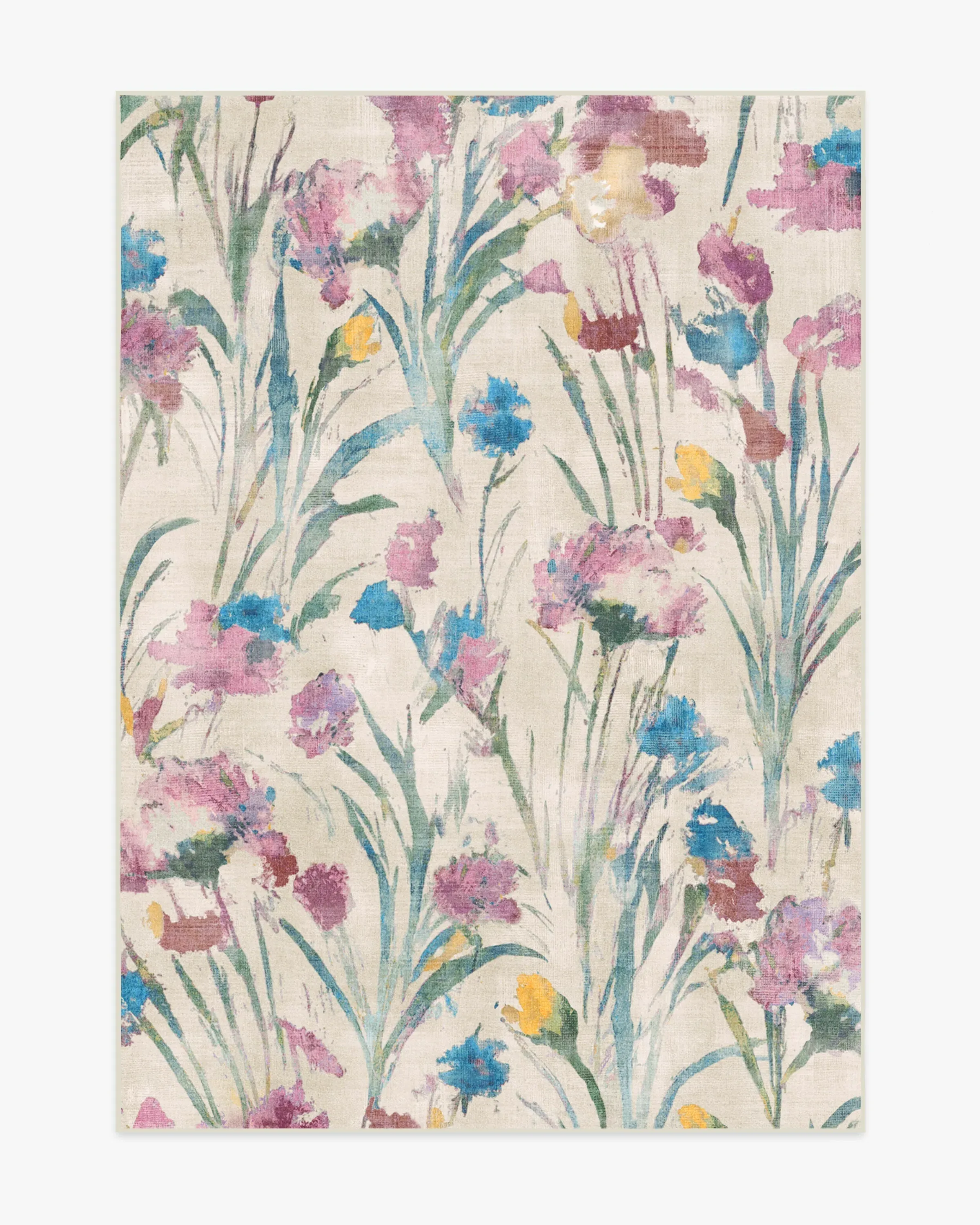 Medium Area Rug Machine Washable - Multicolour