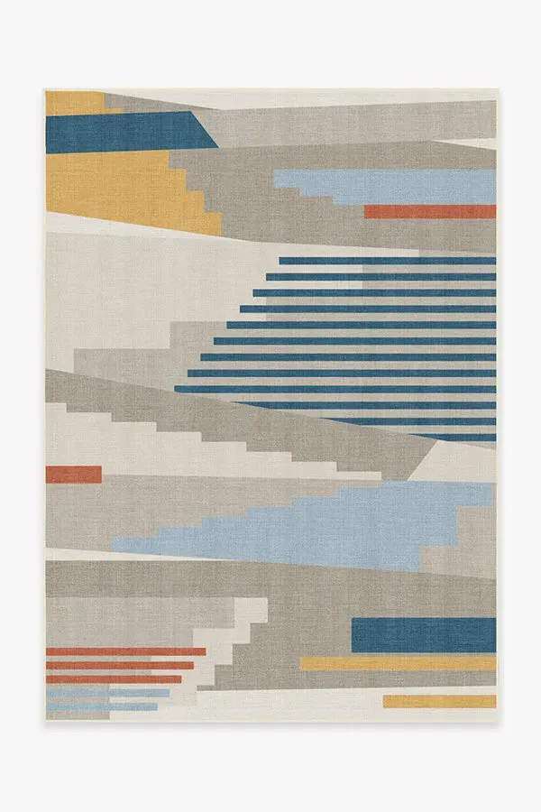 Medium Area Rug Machine Washable - Multicolour