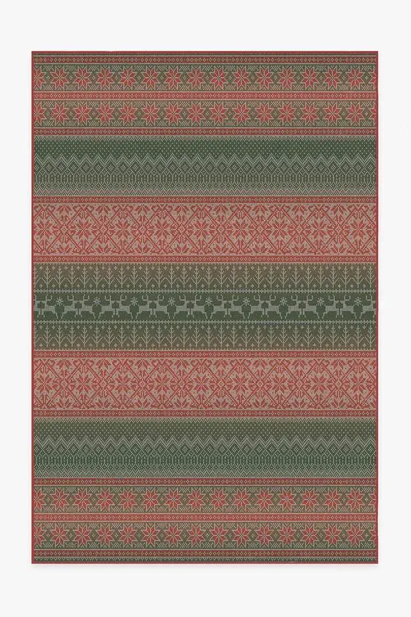 Medium Area Rug Machine Washable - Multicolour