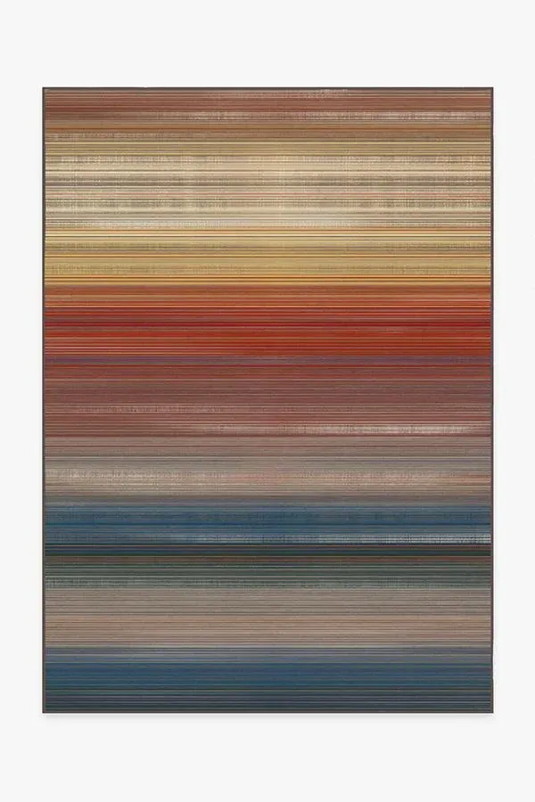 Medium Area Rug Machine Washable - Multicolour
