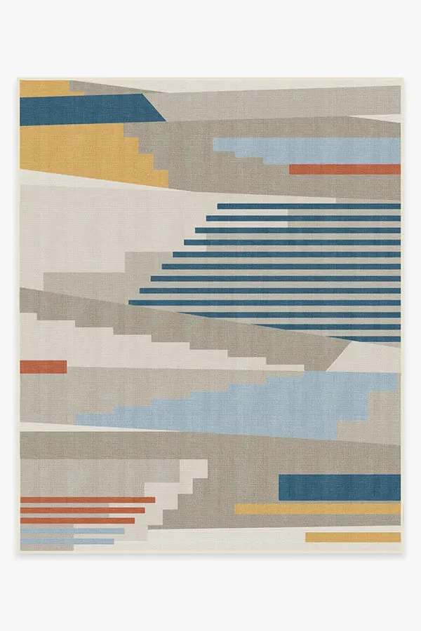 Medium Area Rug Machine Washable - Multicolour