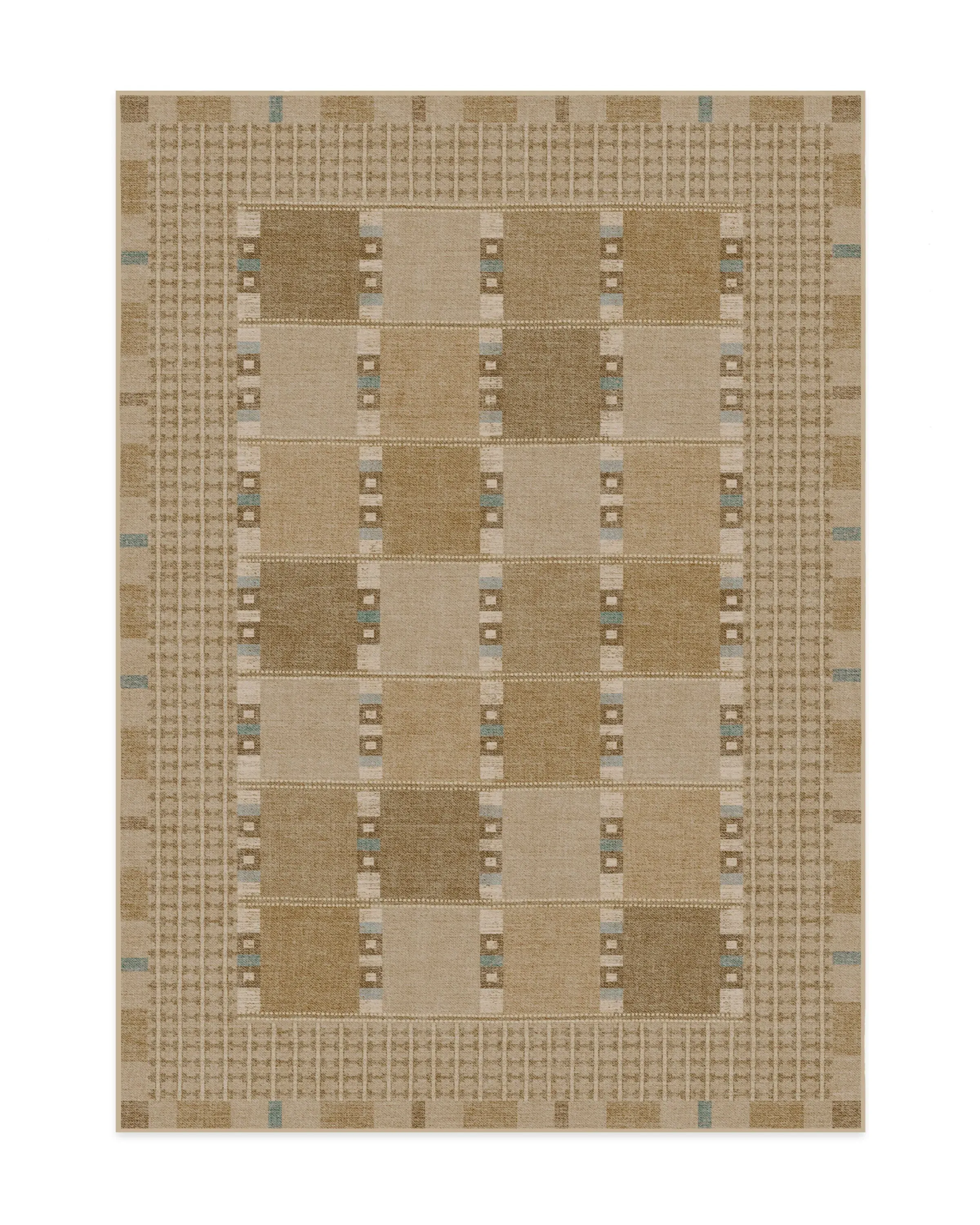 Medium Area Rug Machine Washable - Natural