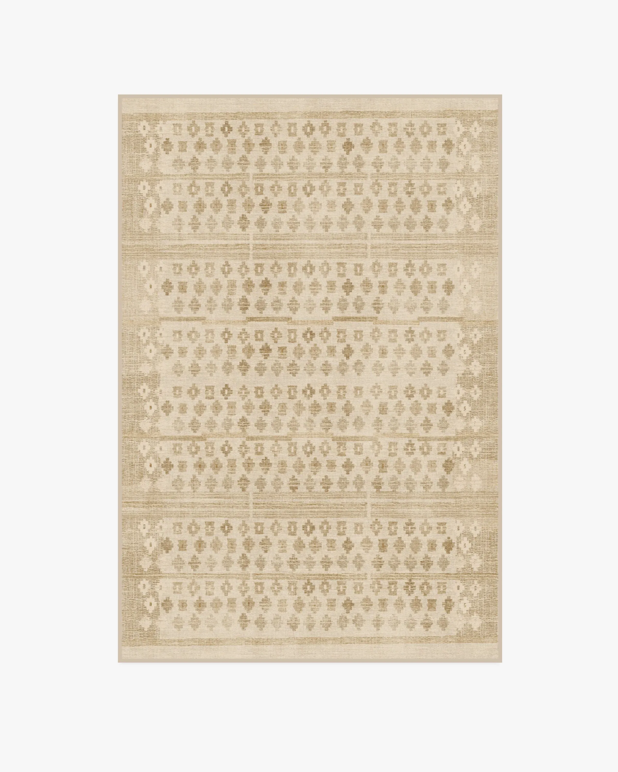 Medium Area Rug Machine Washable - Natural