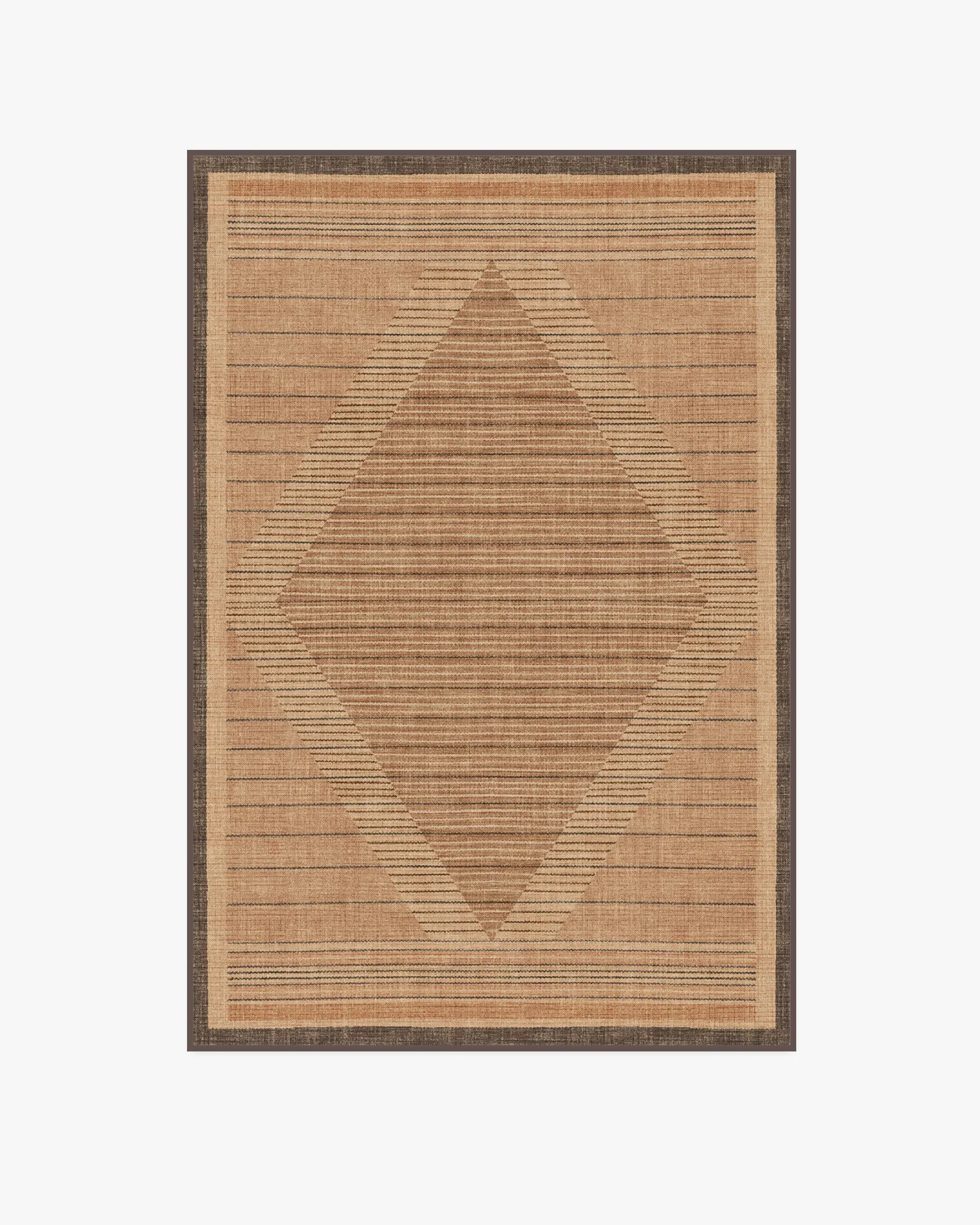 Medium Area Rug Machine Washable - Natural Clay