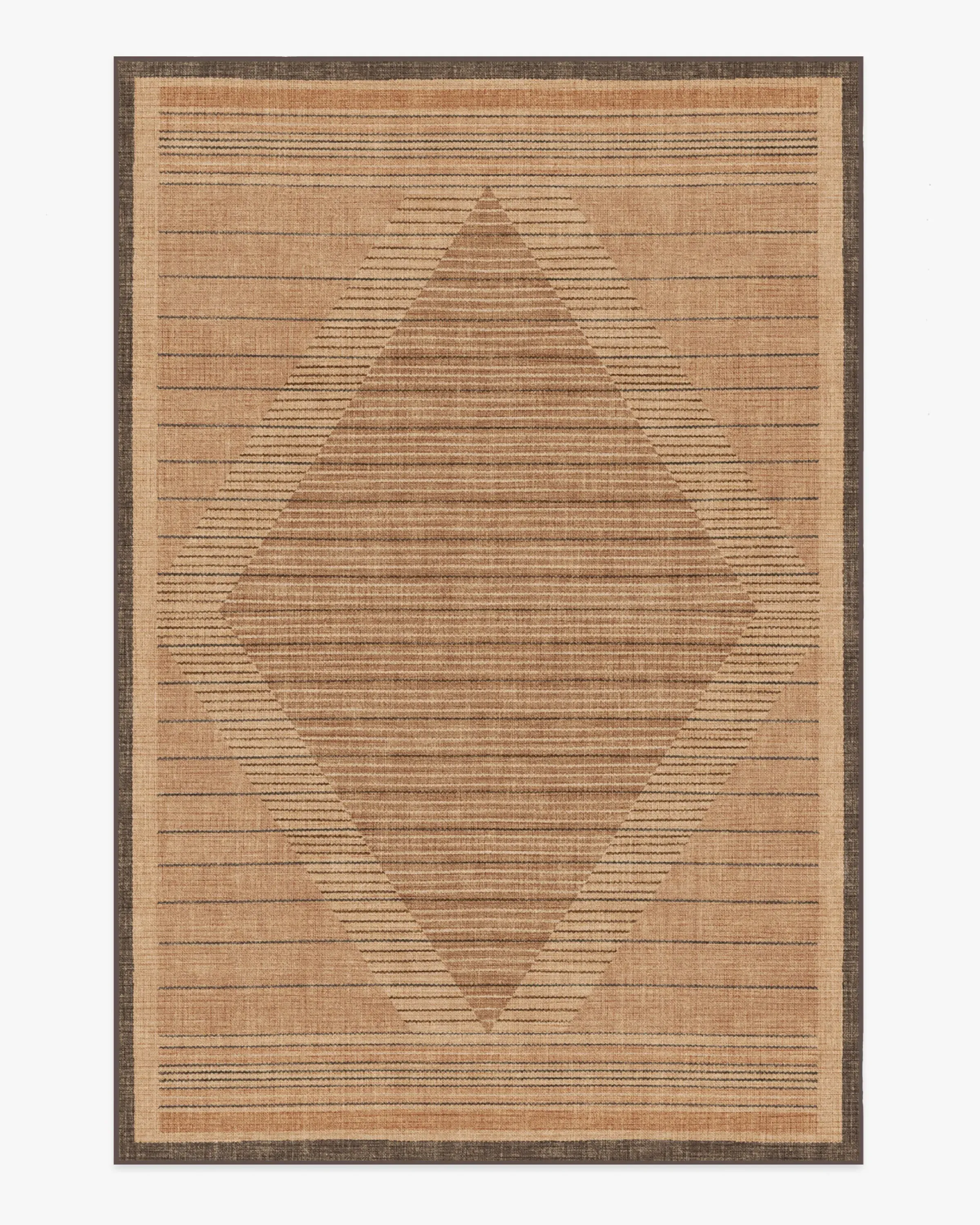 Medium Area Rug Machine Washable - Natural Clay