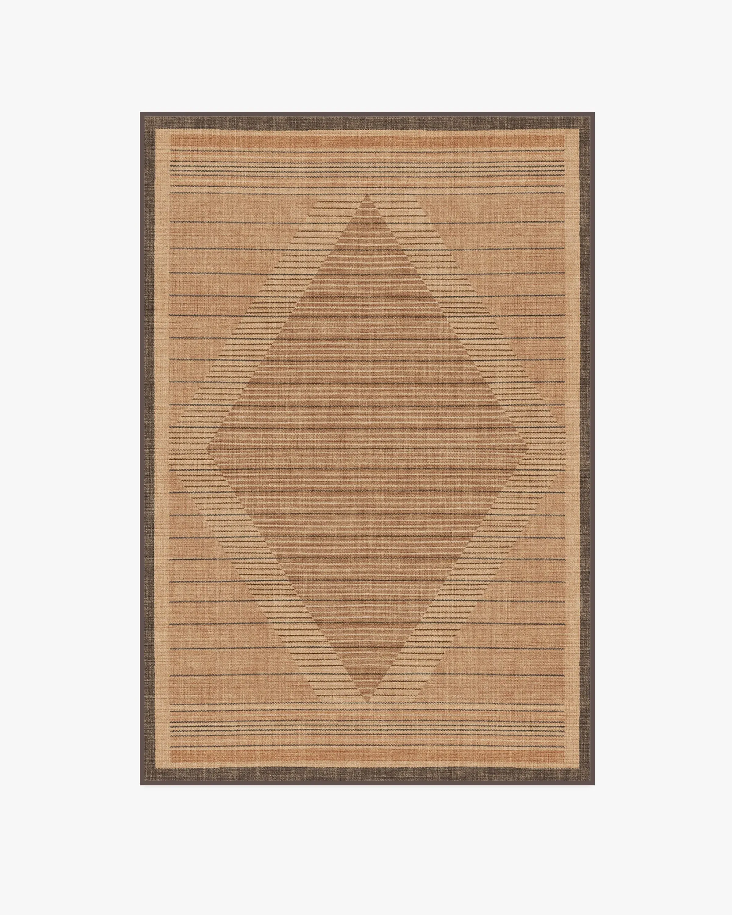 Medium Area Rug Machine Washable - Natural Clay