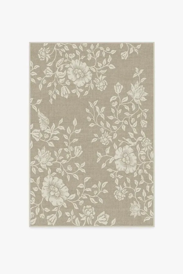 Medium Area Rug Machine Washable - Natural Stone