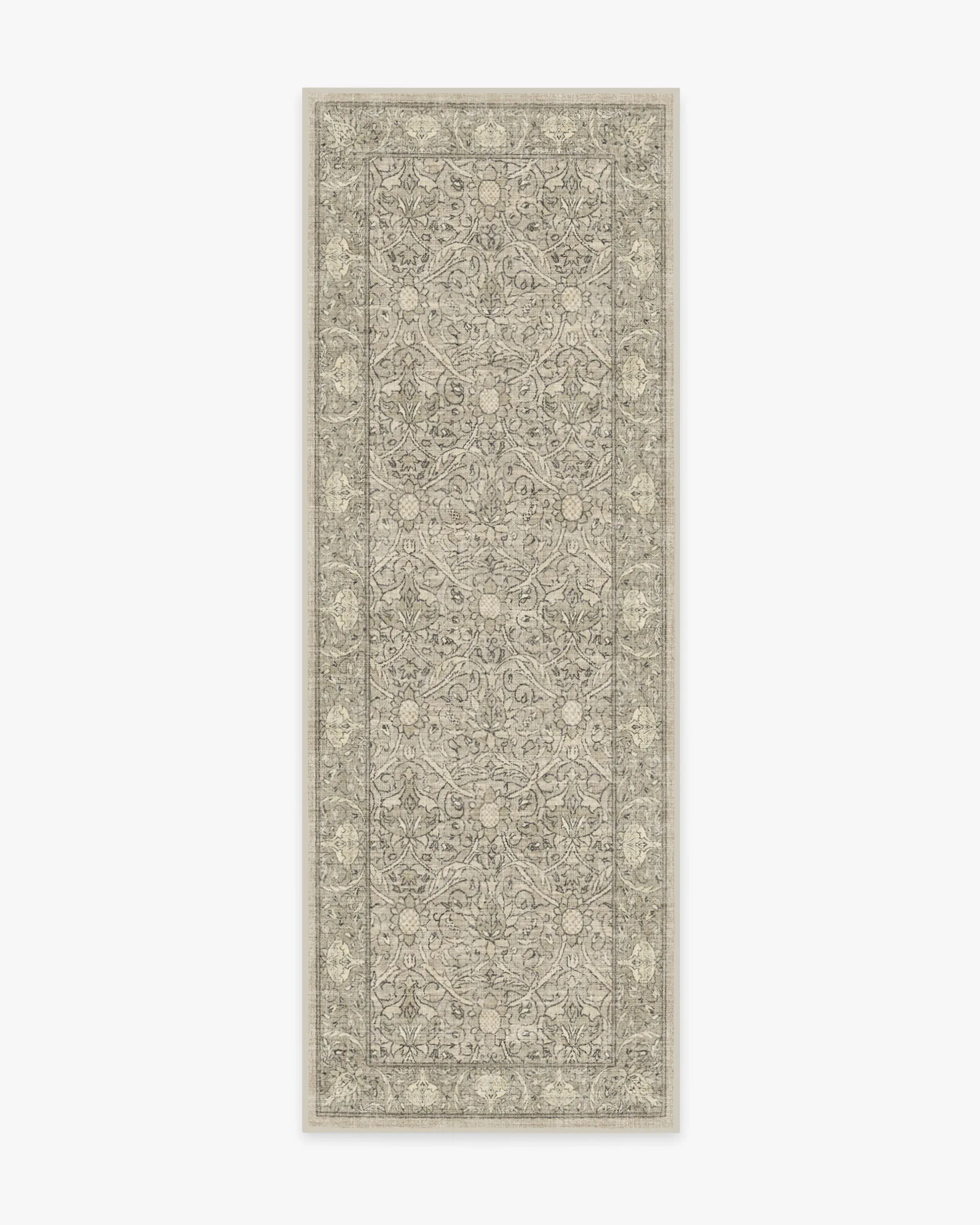 Medium Area Rug Machine Washable - Natural Stone