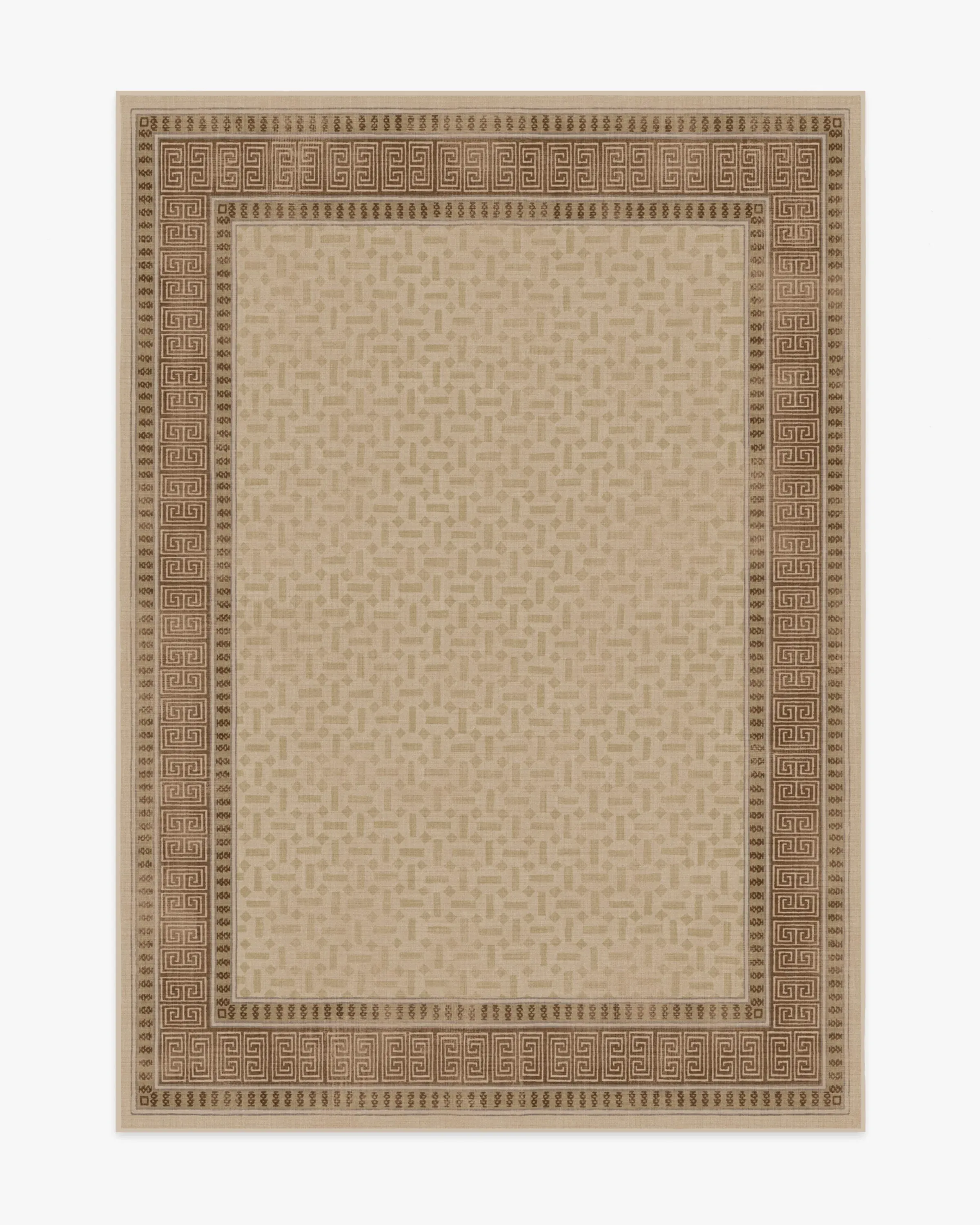 Medium Area Rug Machine Washable - Natural