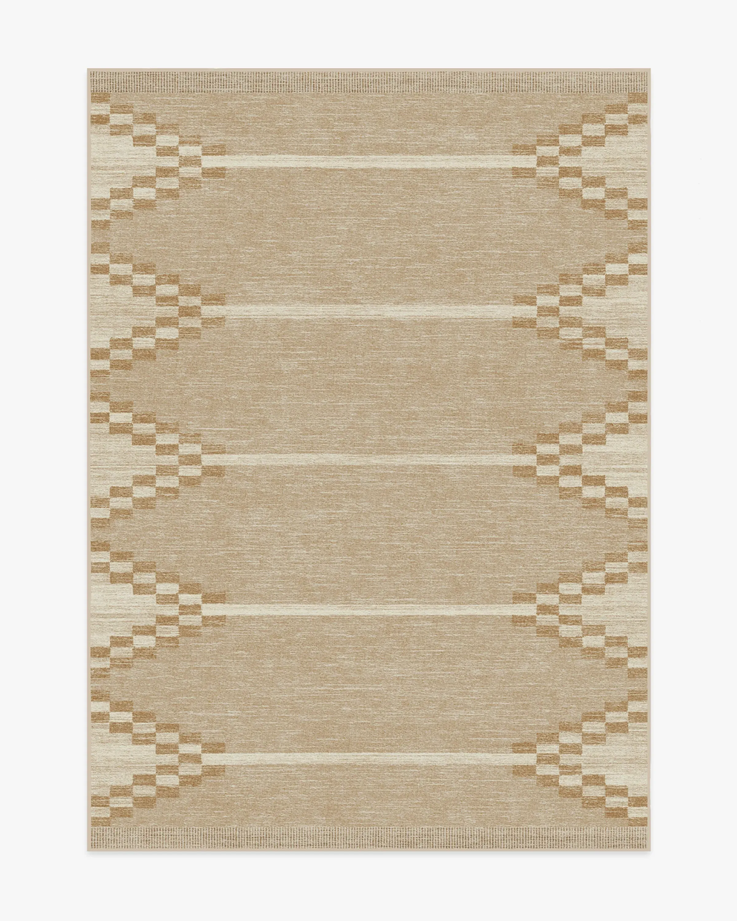 Medium Area Rug Machine Washable - Natural