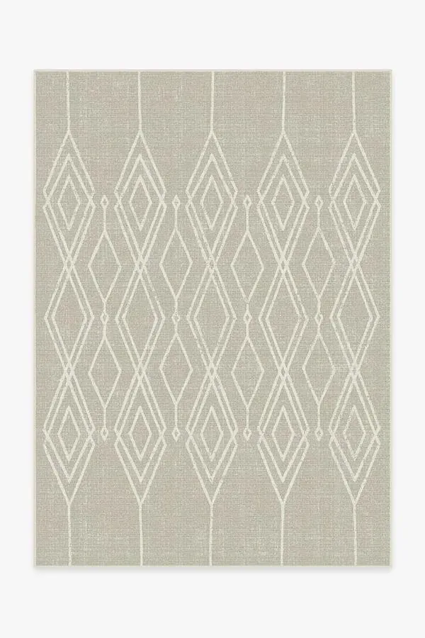 Medium Area Rug Machine Washable - Natural