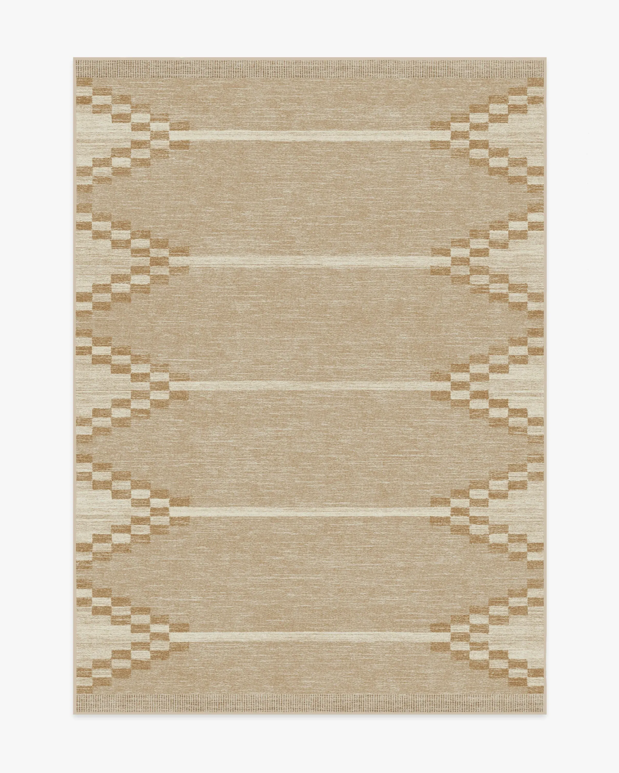 Medium Area Rug Machine Washable - Natural