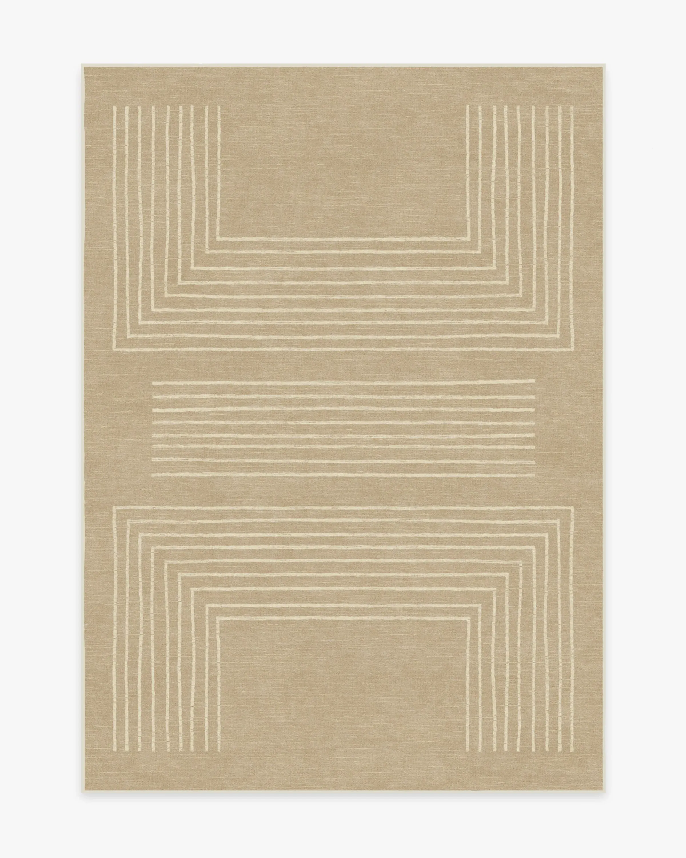 Medium Area Rug Machine Washable - Natural