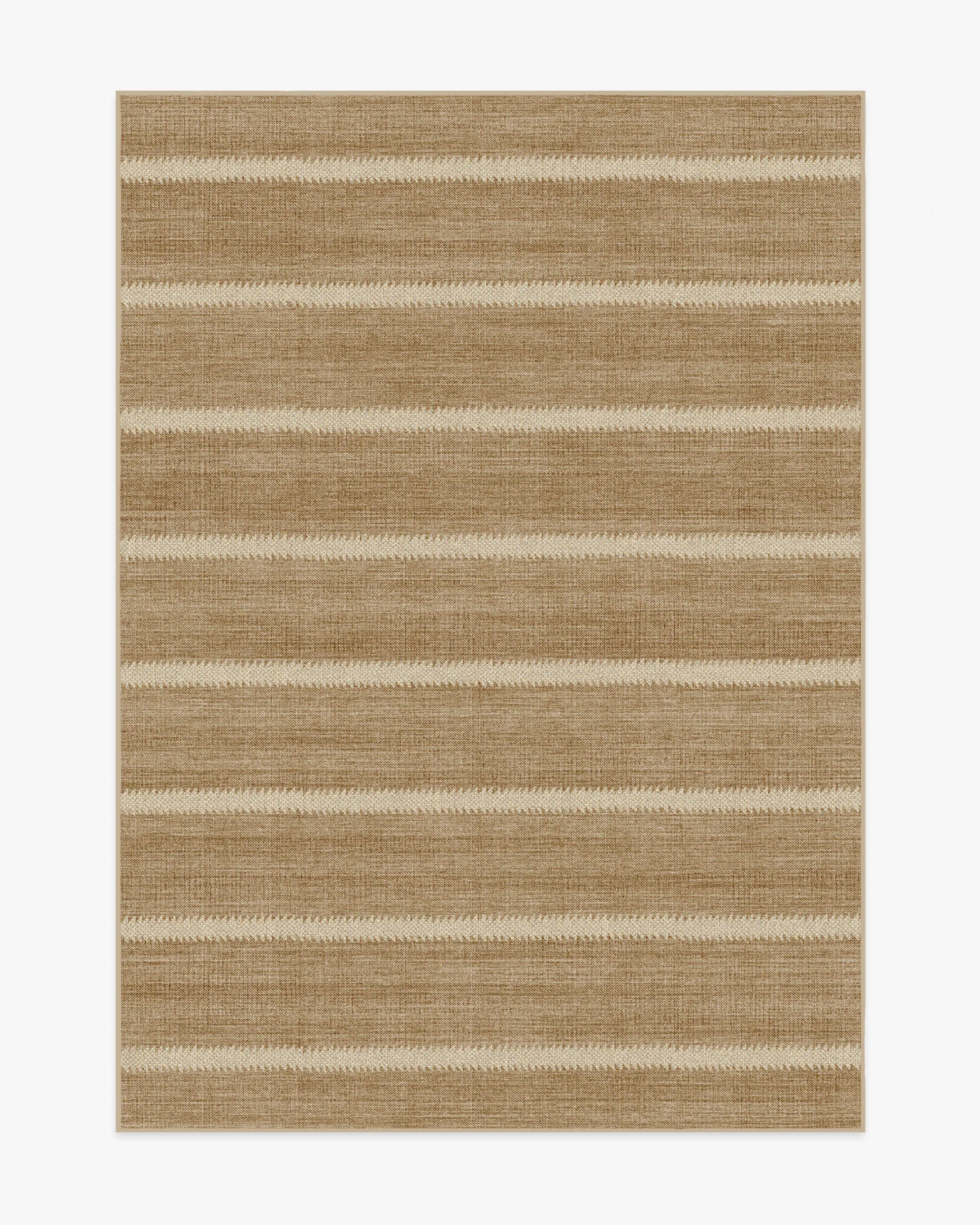 Medium Area Rug Machine Washable - Natural