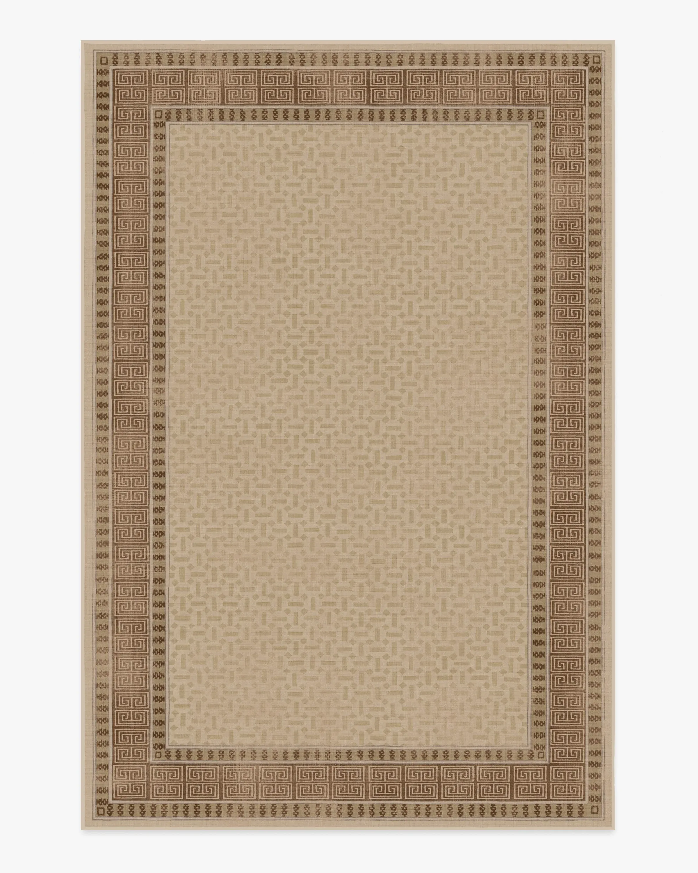 Medium Area Rug Machine Washable - Natural