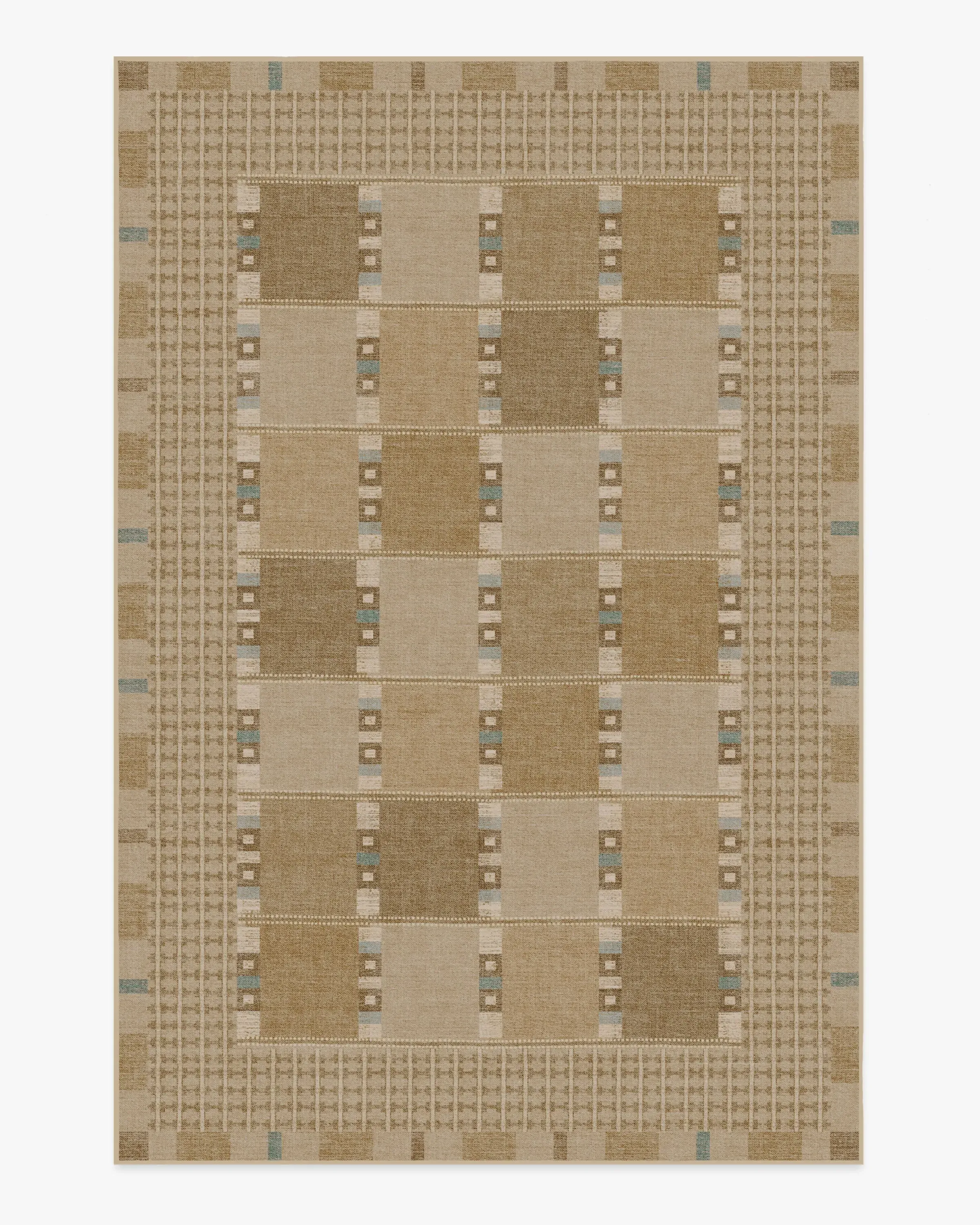 Medium Area Rug Machine Washable - Natural