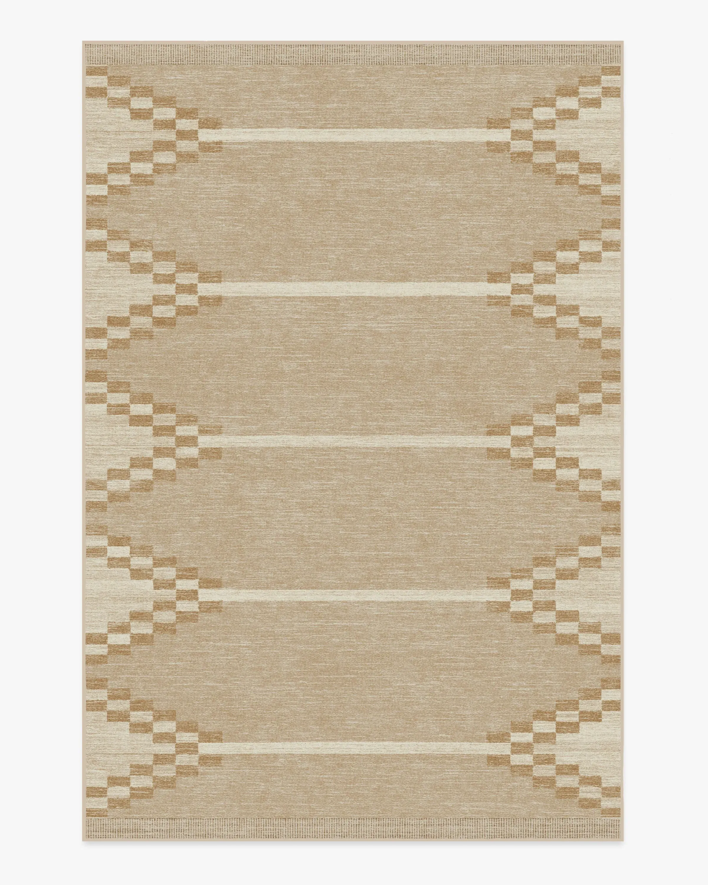 Medium Area Rug Machine Washable - Natural