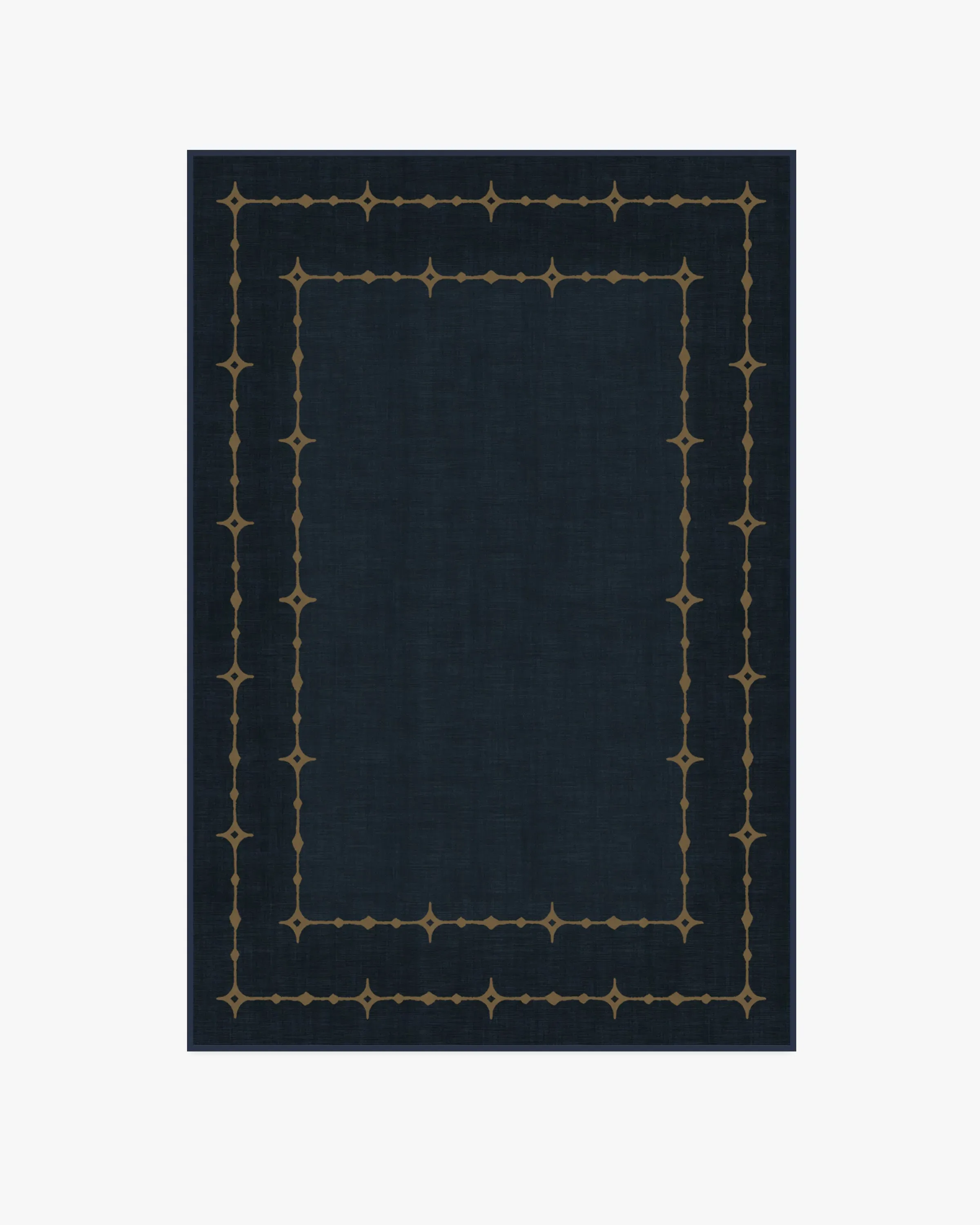 Medium Area Rug Machine Washable - Navy