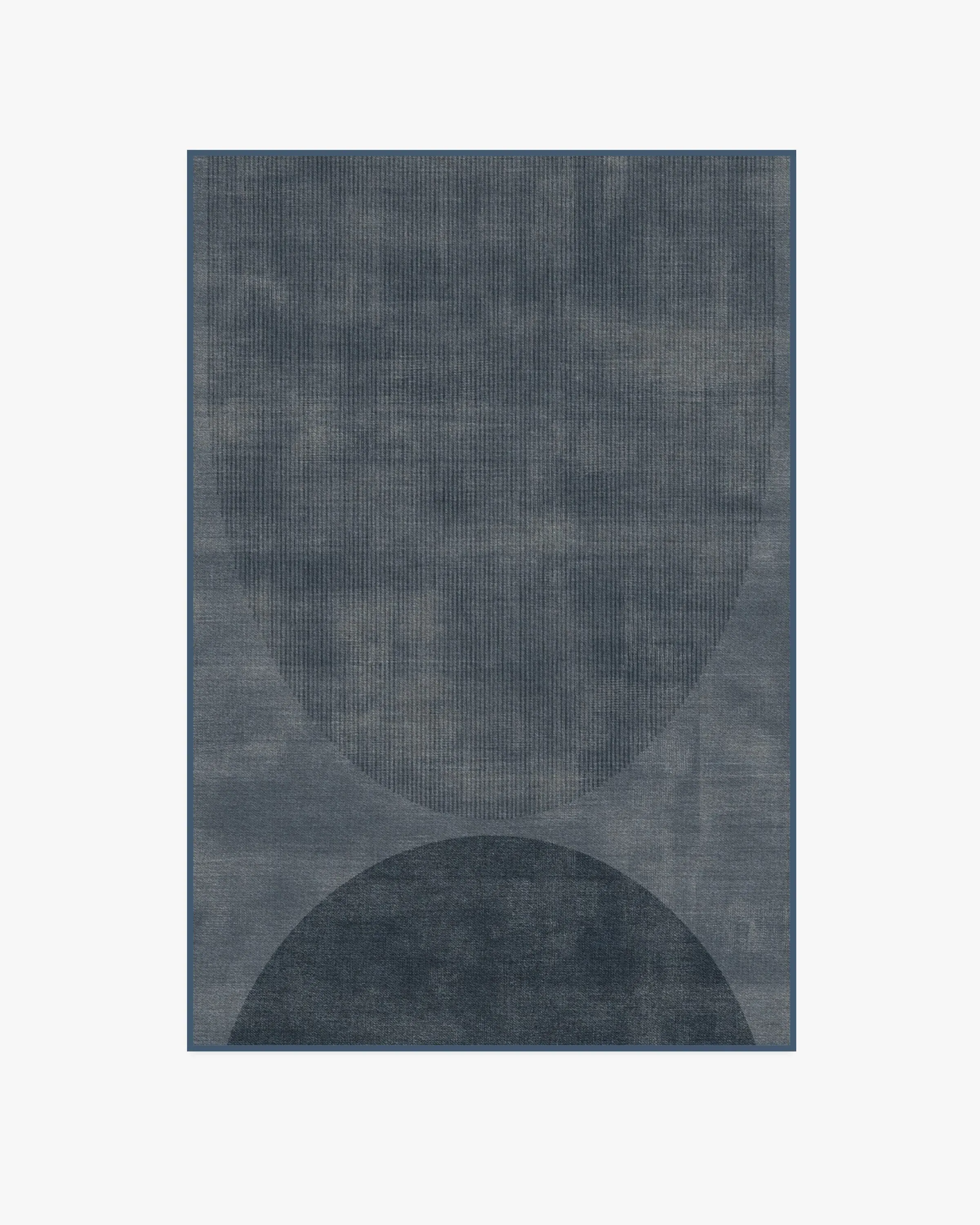 Medium Area Rug Machine Washable - Navy
