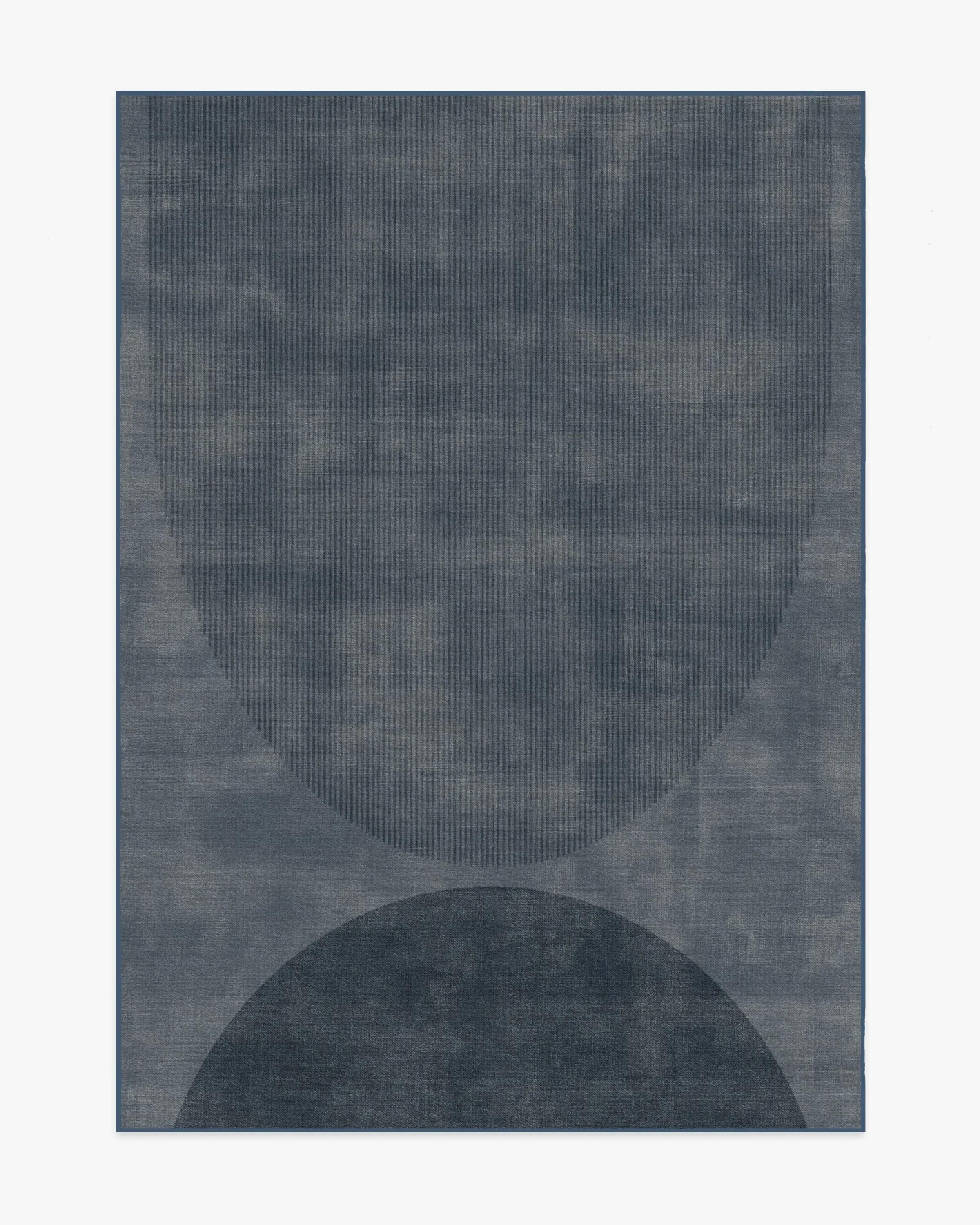 Medium Area Rug Machine Washable - Navy