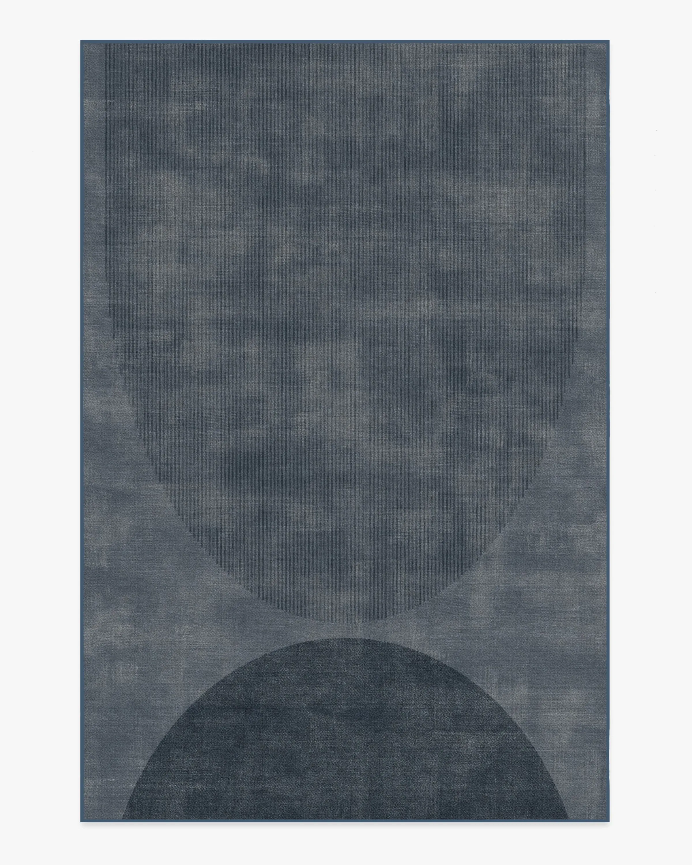 Medium Area Rug Machine Washable - Navy