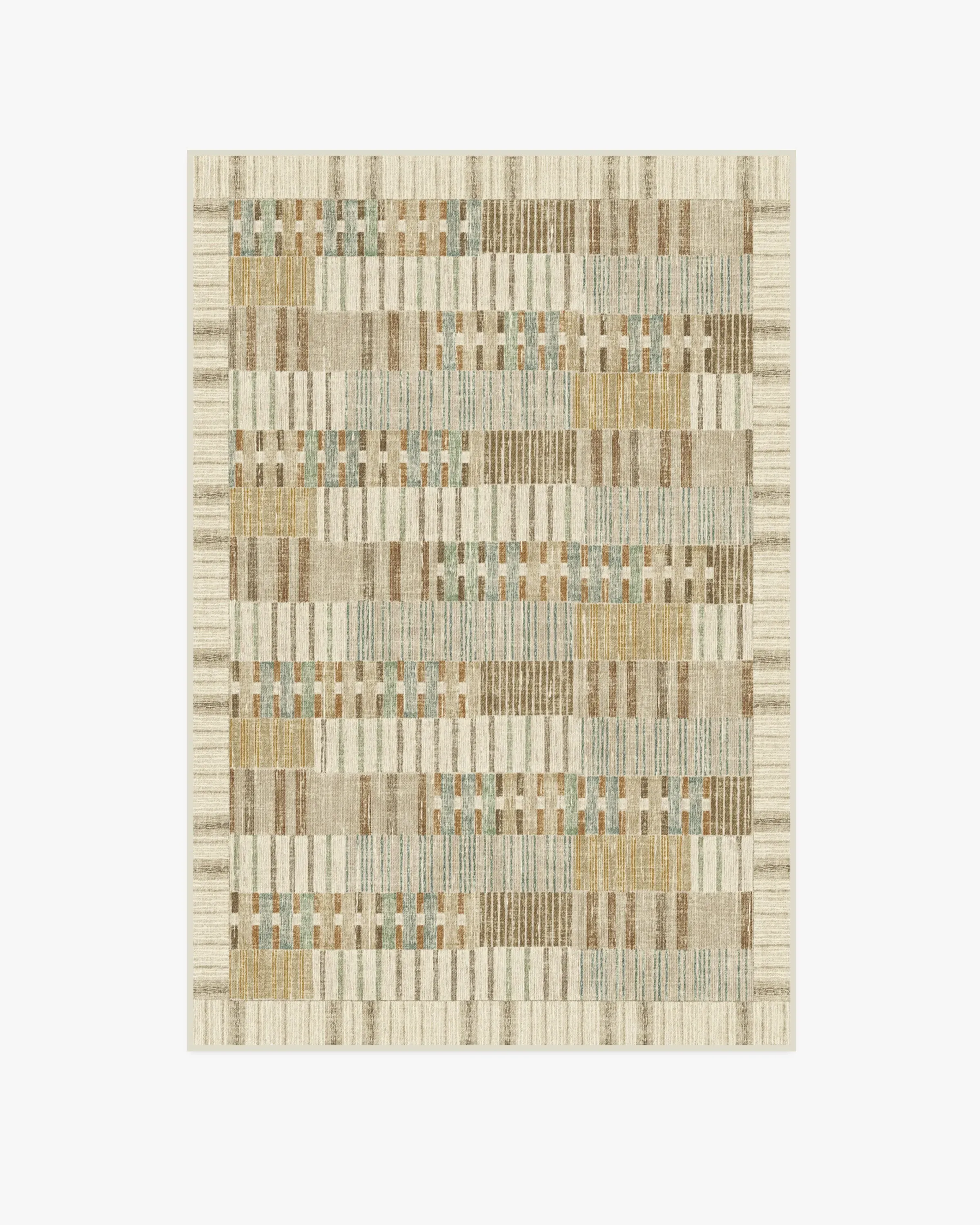 Medium Area Rug Machine Washable - Neutral