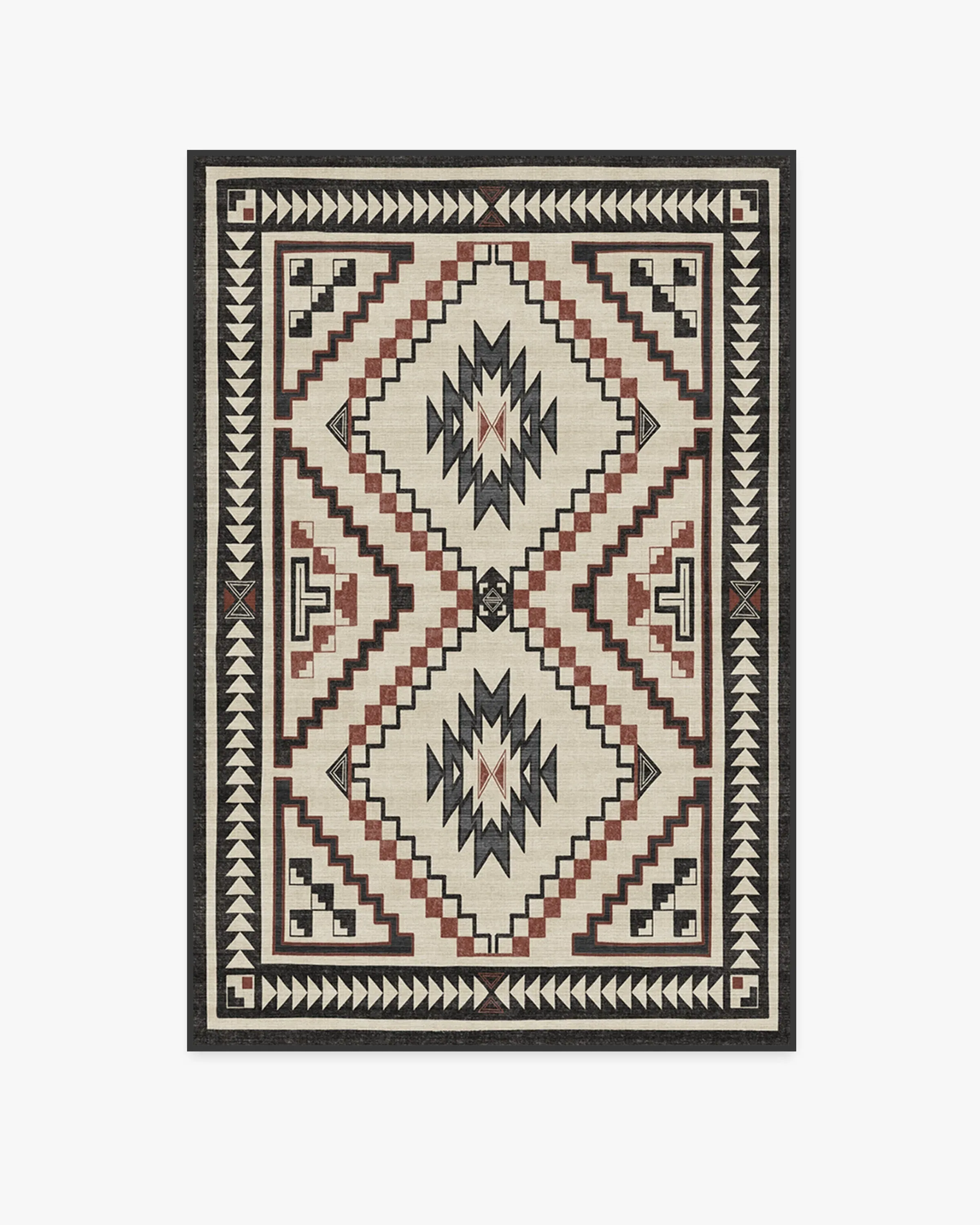 Medium Area Rug Machine Washable - Neutral