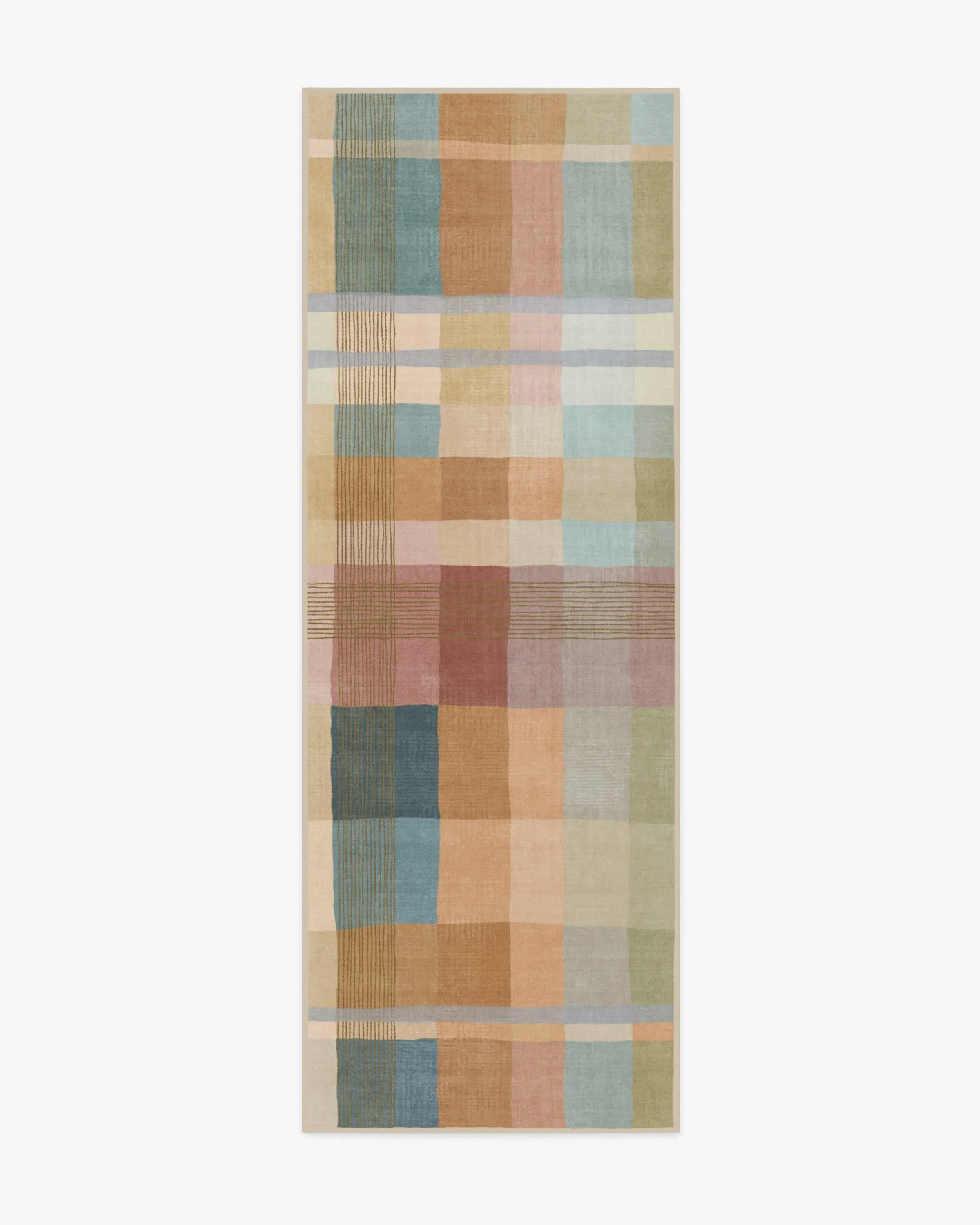 Medium Area Rug Machine Washable - Ochre