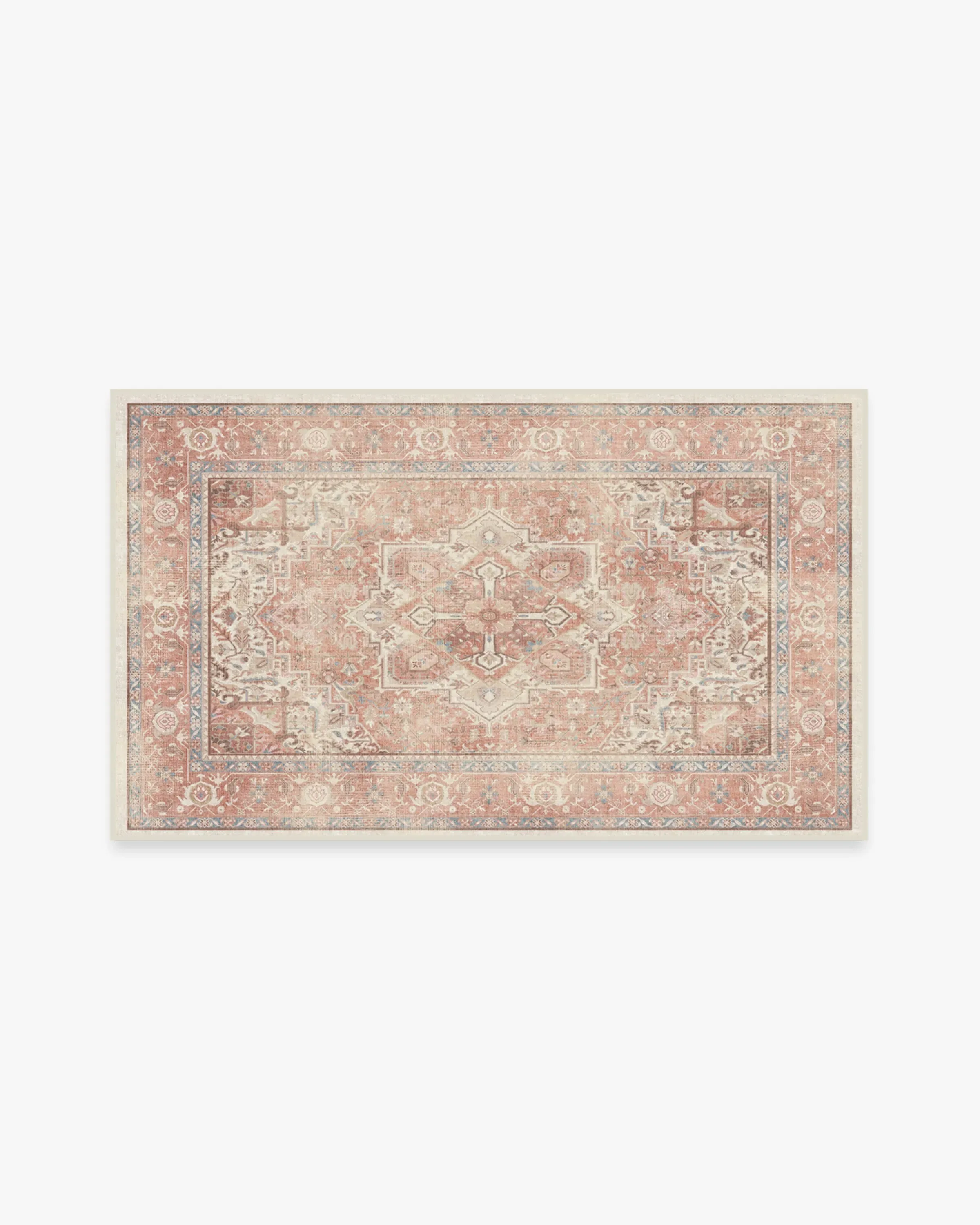 Medium Area Rug Machine Washable - Pink, Chenille