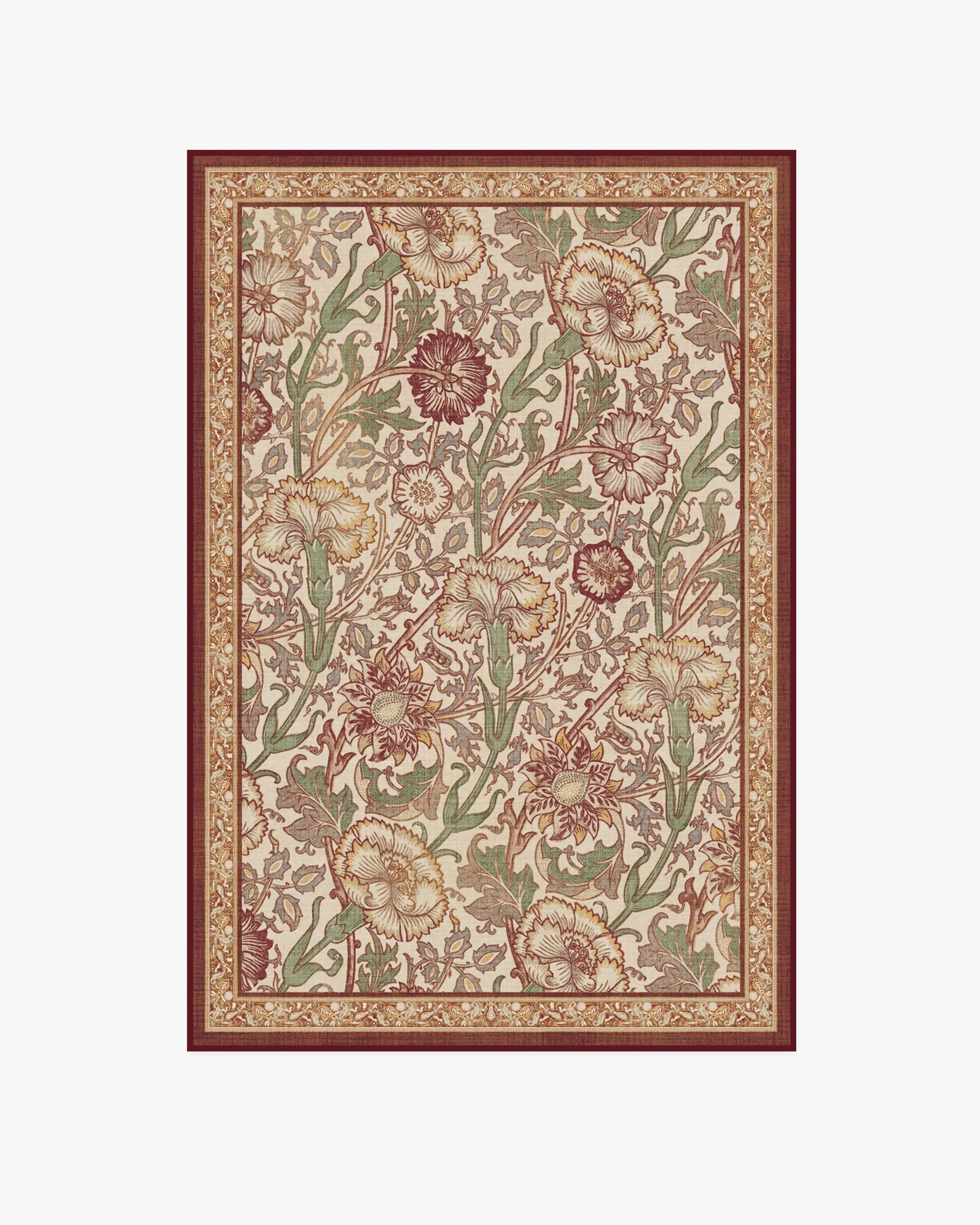 Medium Area Rug Machine Washable - Pink, Flatwoven